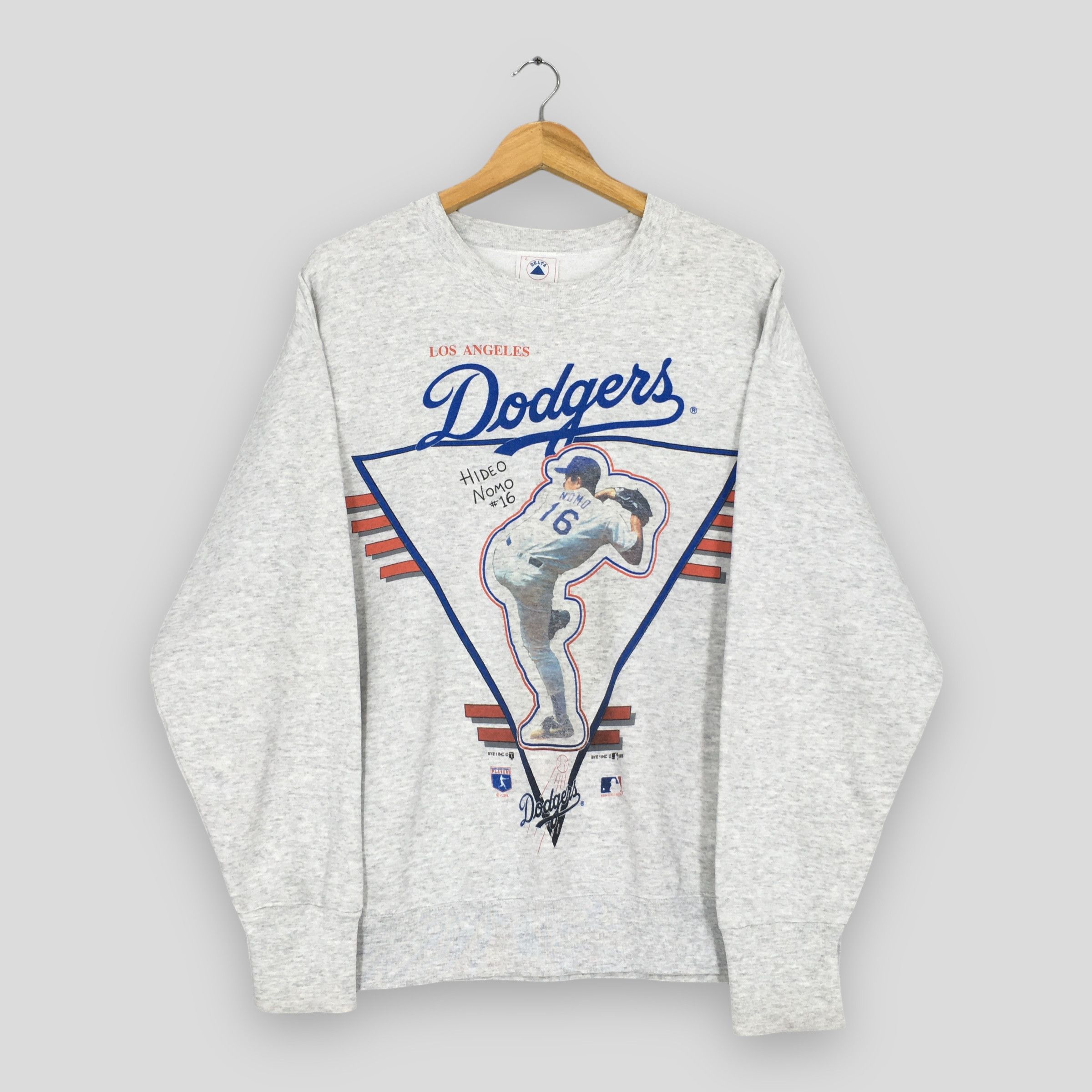 MLB × Vintage Vintage 90s Los Angeles Dodgers MLB Sweatshirt Large Size US L / EU 52-54 / 3 - 1 Thumbnail