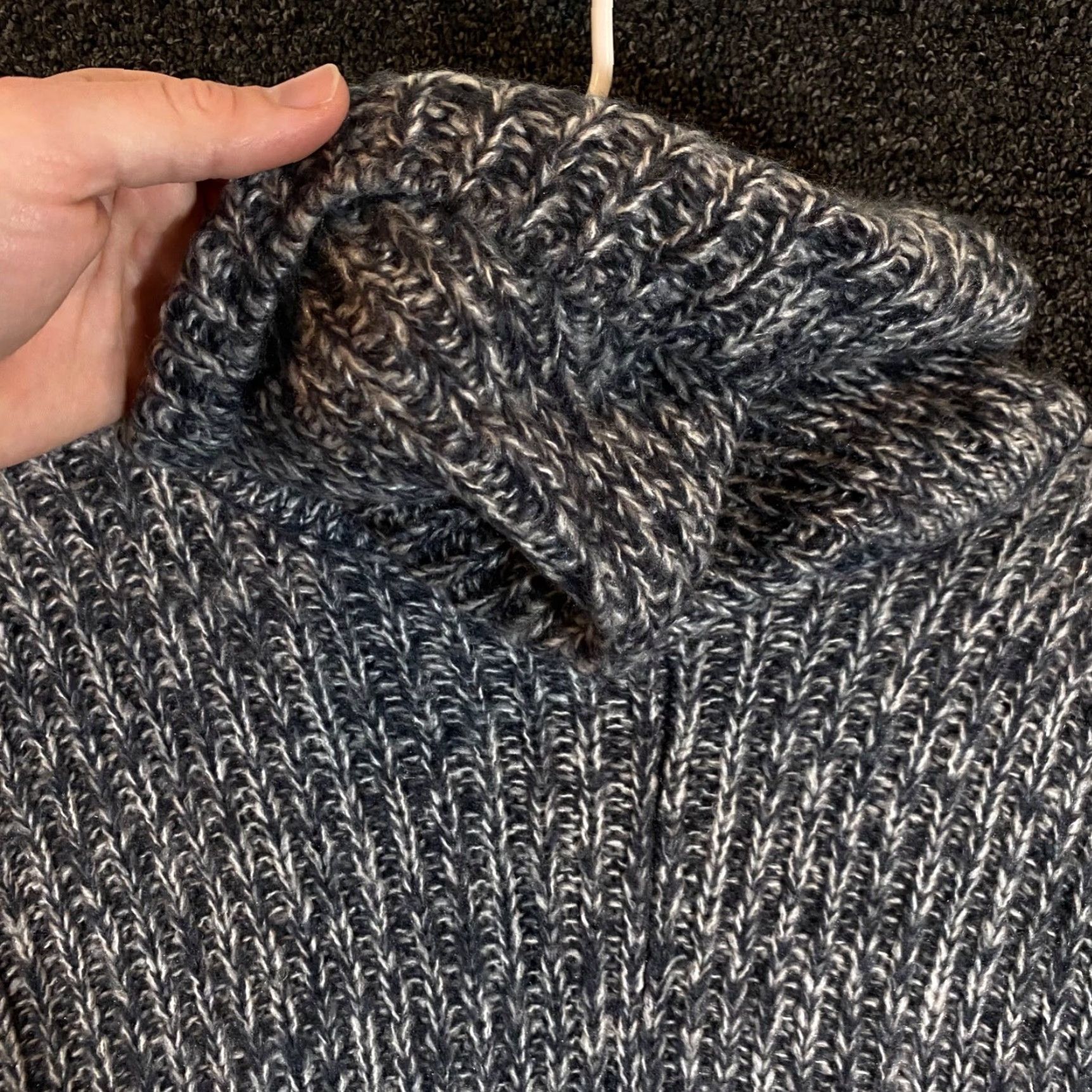 Vintage VINTAGE WOODEN SHIPS Sweater Womens M/L Poncho Gray Knit Cowl Neck Pullover Fall Size M / US 6-8 / IT 42-44 - 2 Thumbnail