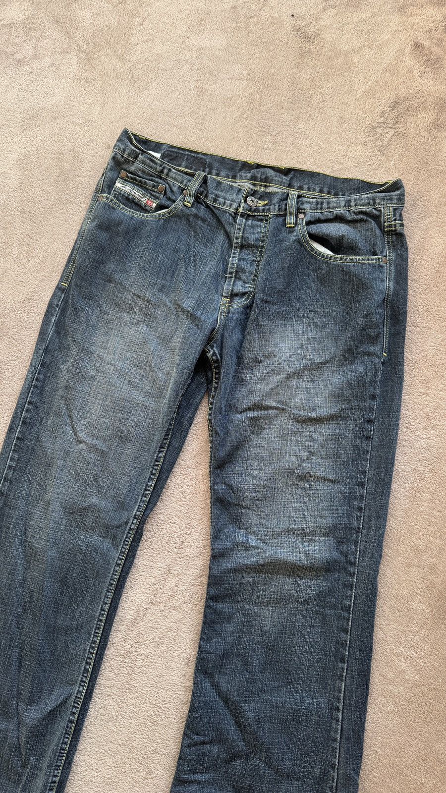 Japanese Brand Flared Diesel Y2K vintage washed denim distressed Jeans Size US 34 / EU 50 - 2 Thumbnail