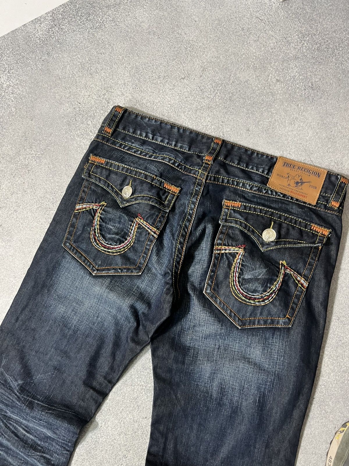 True Religion Vintage True Religion Jeans Baggy Embroidered Size US 38 / EU 54 - 5 Thumbnail