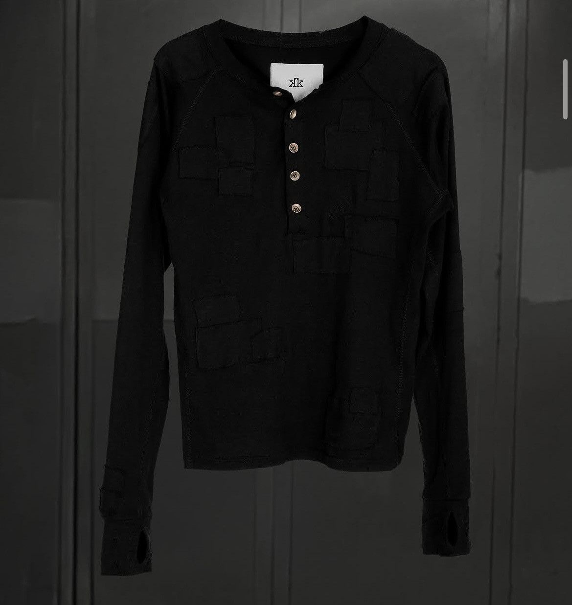 k-two studios ロンT patch henley ink K-Two Studios K-TWO Studios - Patch Henley 