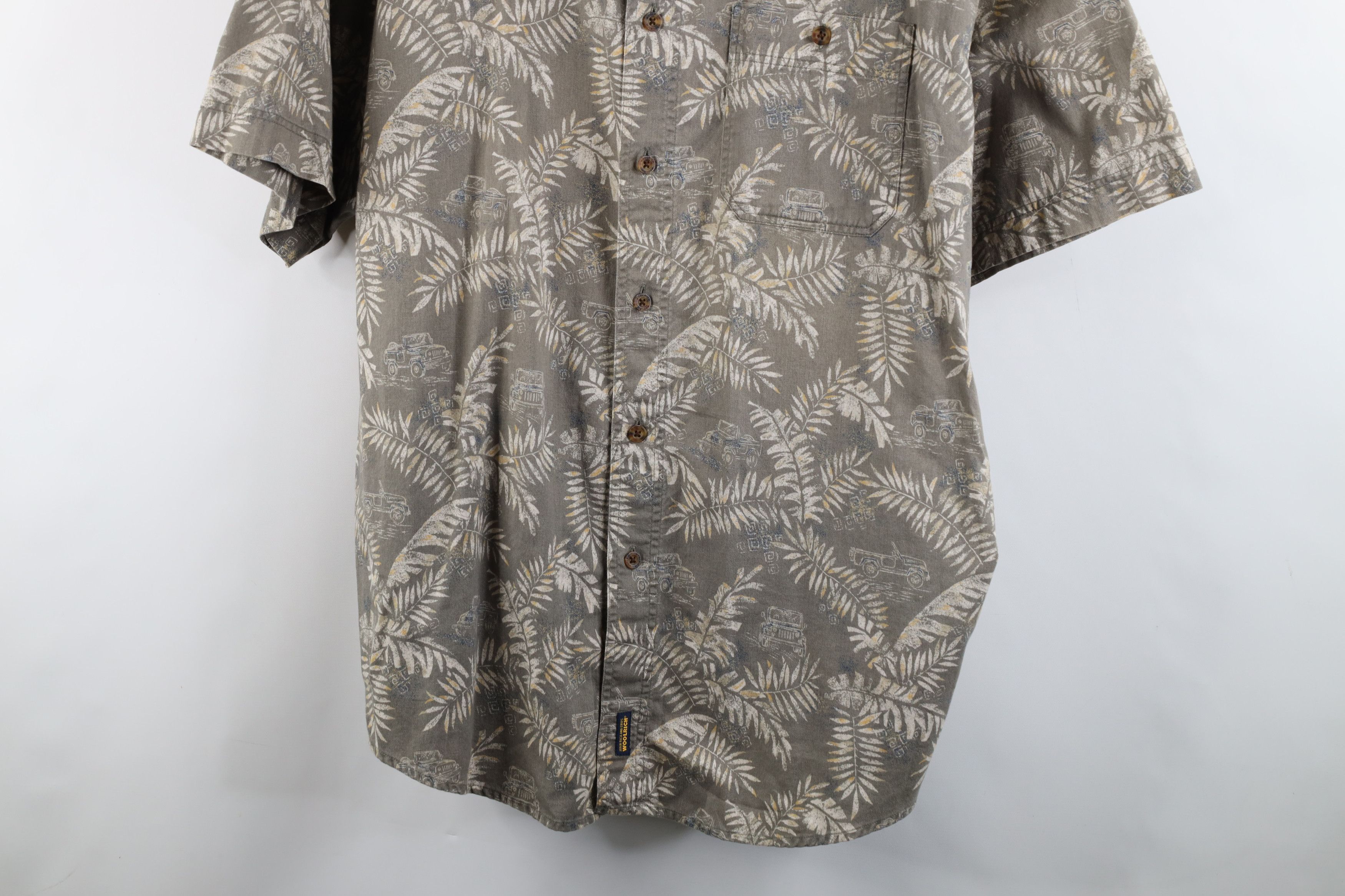 Vintage × Woolrich Woolen Mills Vintage 90s Woolrich All Over Print Hawaiian Button Shirt Size US XXL / EU 58 / 5 - 3 Thumbnail