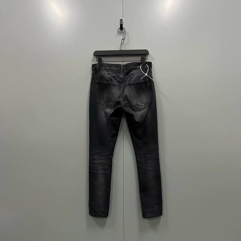 Saint Laurent Paris Saint Laurent Black Washed Denim Pants-2505 Size US 32 / EU 48 - 2 Thumbnail