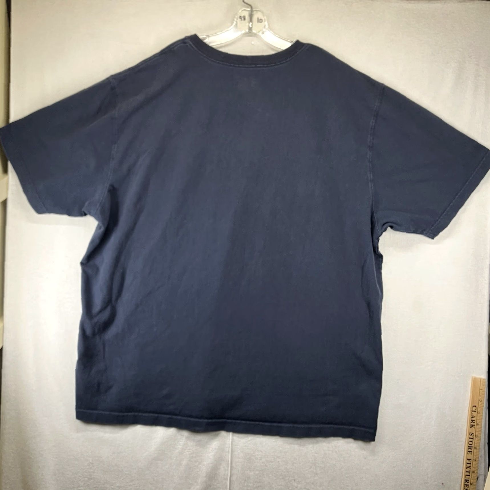 Carhartt Carhartt Men Navy 2XL T-Shirt Short Sleeve All Cotton Loose Fit Crew Neck Logo Pockets Heavyweight Size US XXL / EU 58 / 5 - 2 Thumbnail
