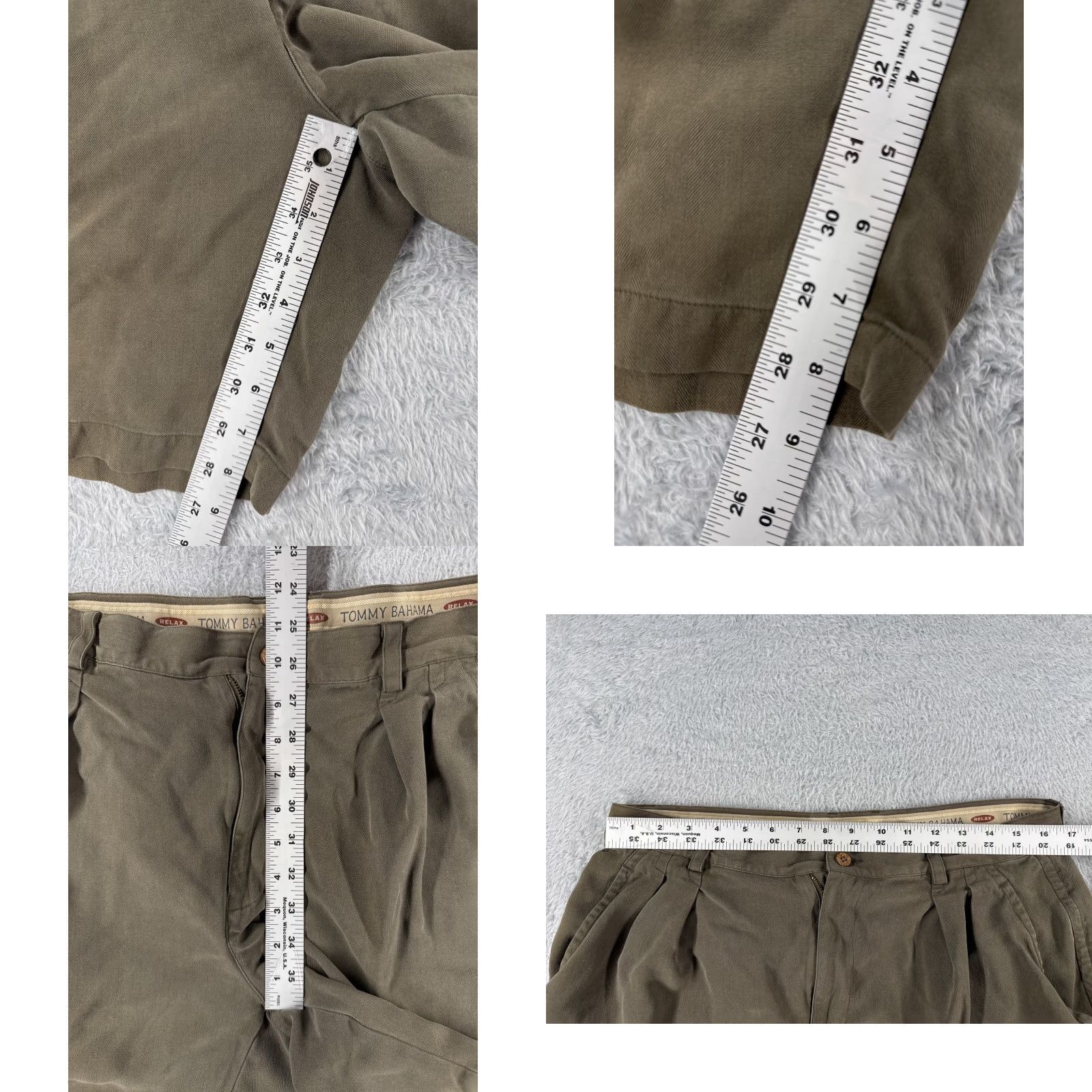 Tommy Bahama Tommy Bahama Shorts Men 35 Brown Tencel Cotton Blend Cargo Beach Resort Golf Casual Ready-To-Wear Size US 35 - 8 Thumbnail