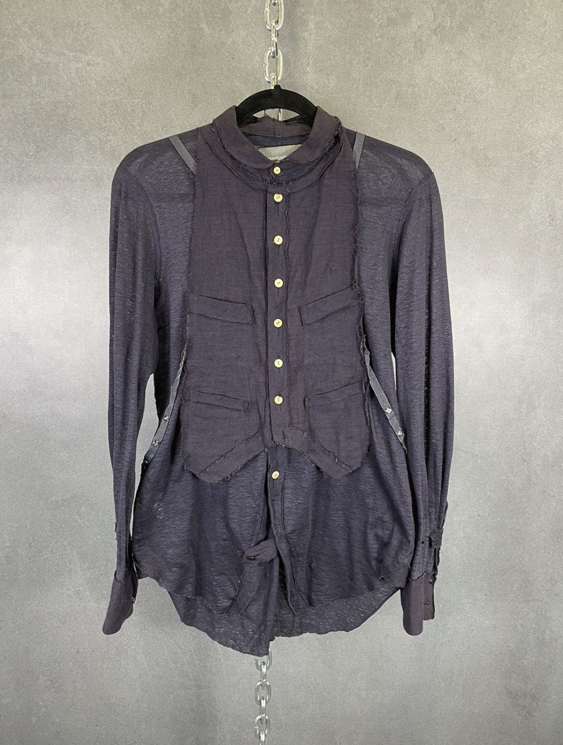 Takahiromiyashita The Soloist. Purple shirt Size US S / EU 44-46 / 1 - 2 Thumbnail