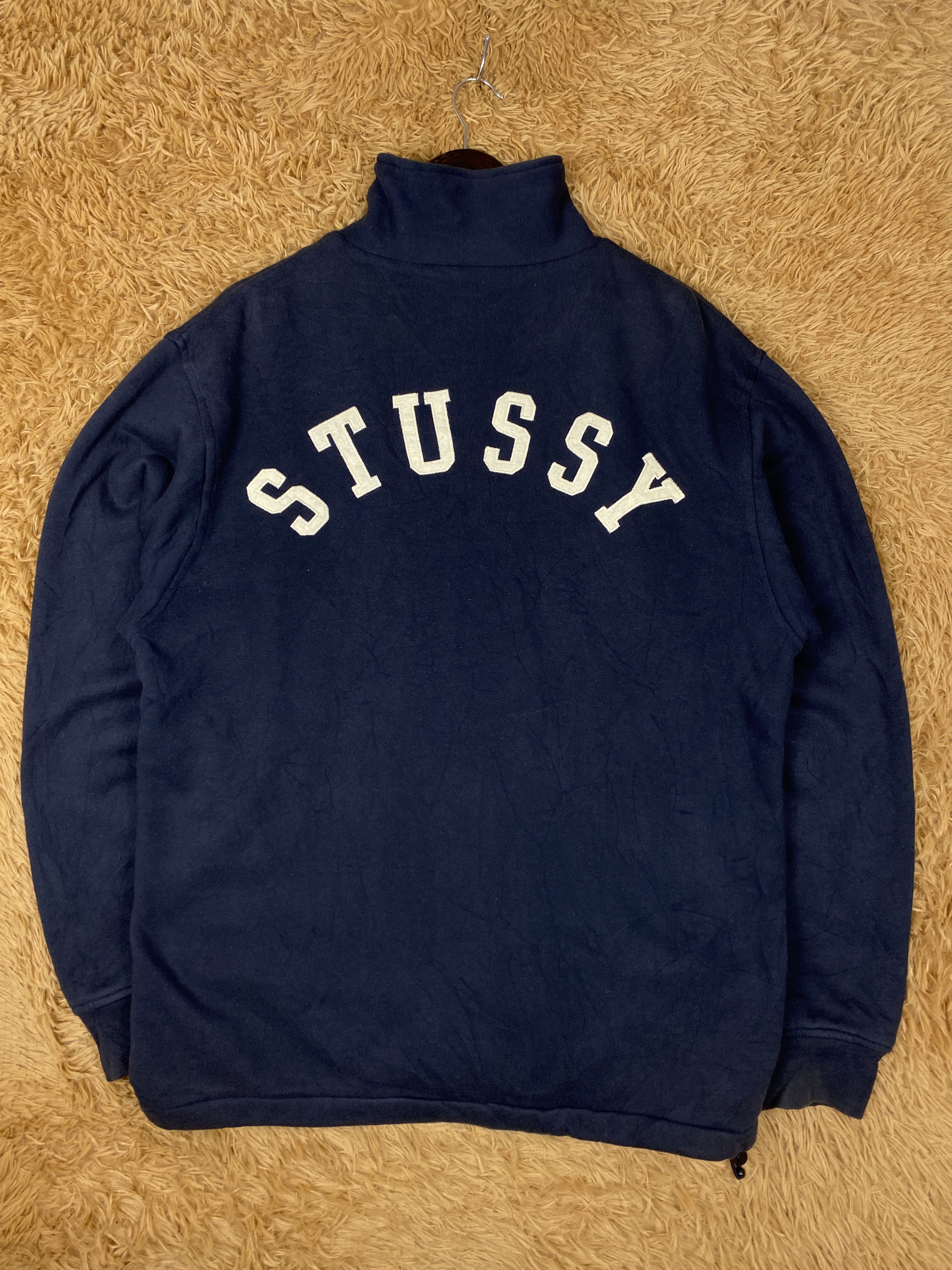 Stussy Vintage Stussy Button Up Sweatshirts PS0359 Size US M / EU 48-50 / 2 - 1 Thumbnail