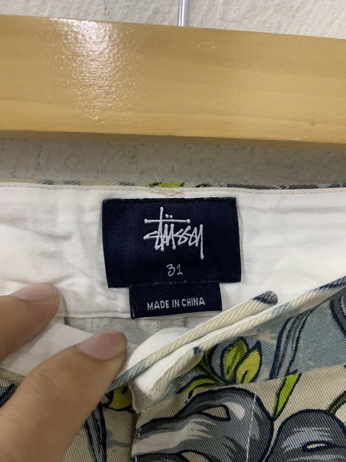Stussy × Vintage Stussy Floral Casual Short Pants Size US 30 / EU 46 - 4 Thumbnail