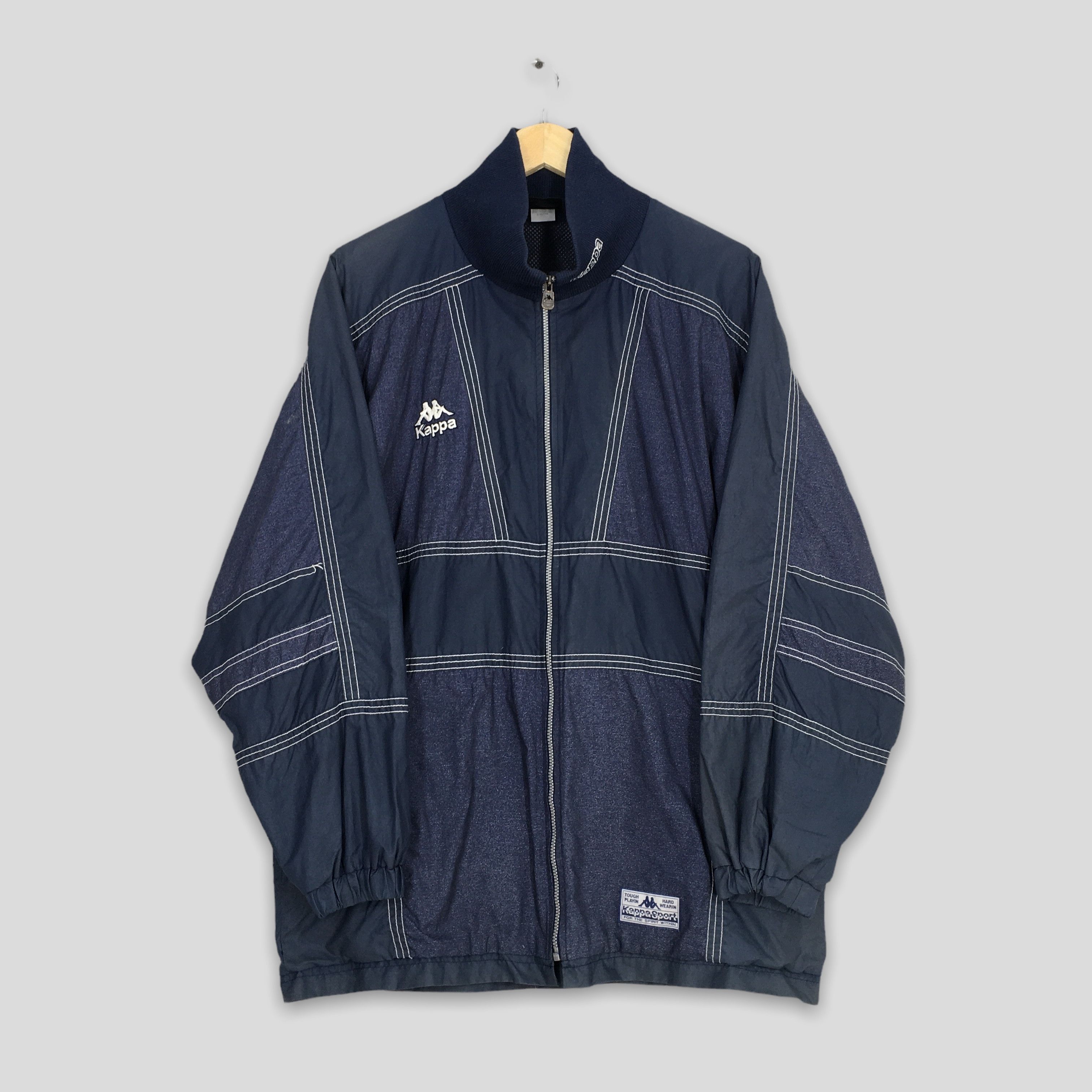 Kappa Vintage 90's Kappa Windbreaker Jacket Large Size US L / EU 52-54 / 3 - 1 Thumbnail