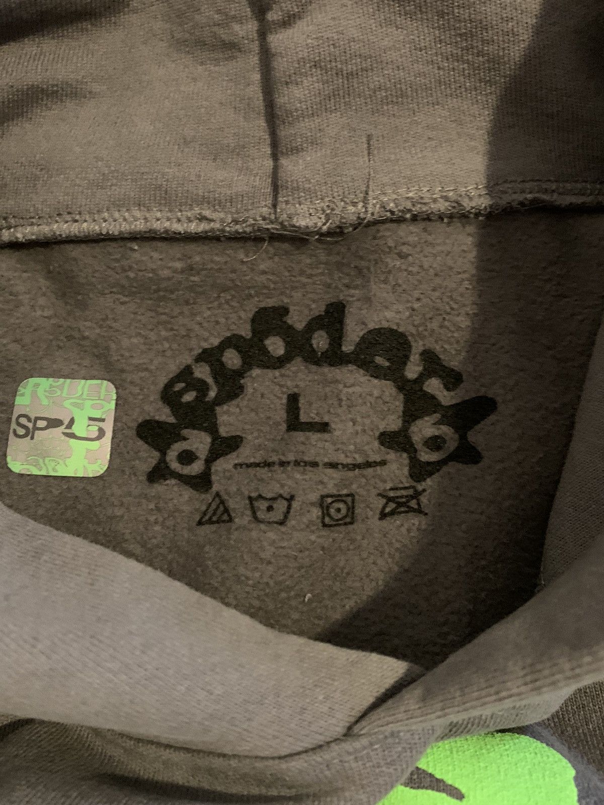 Sp5der Spider Worldwide SP5DER Slate Grey Beluga Hoodie Size US L / EU 52-54 / 3 - 6 Thumbnail
