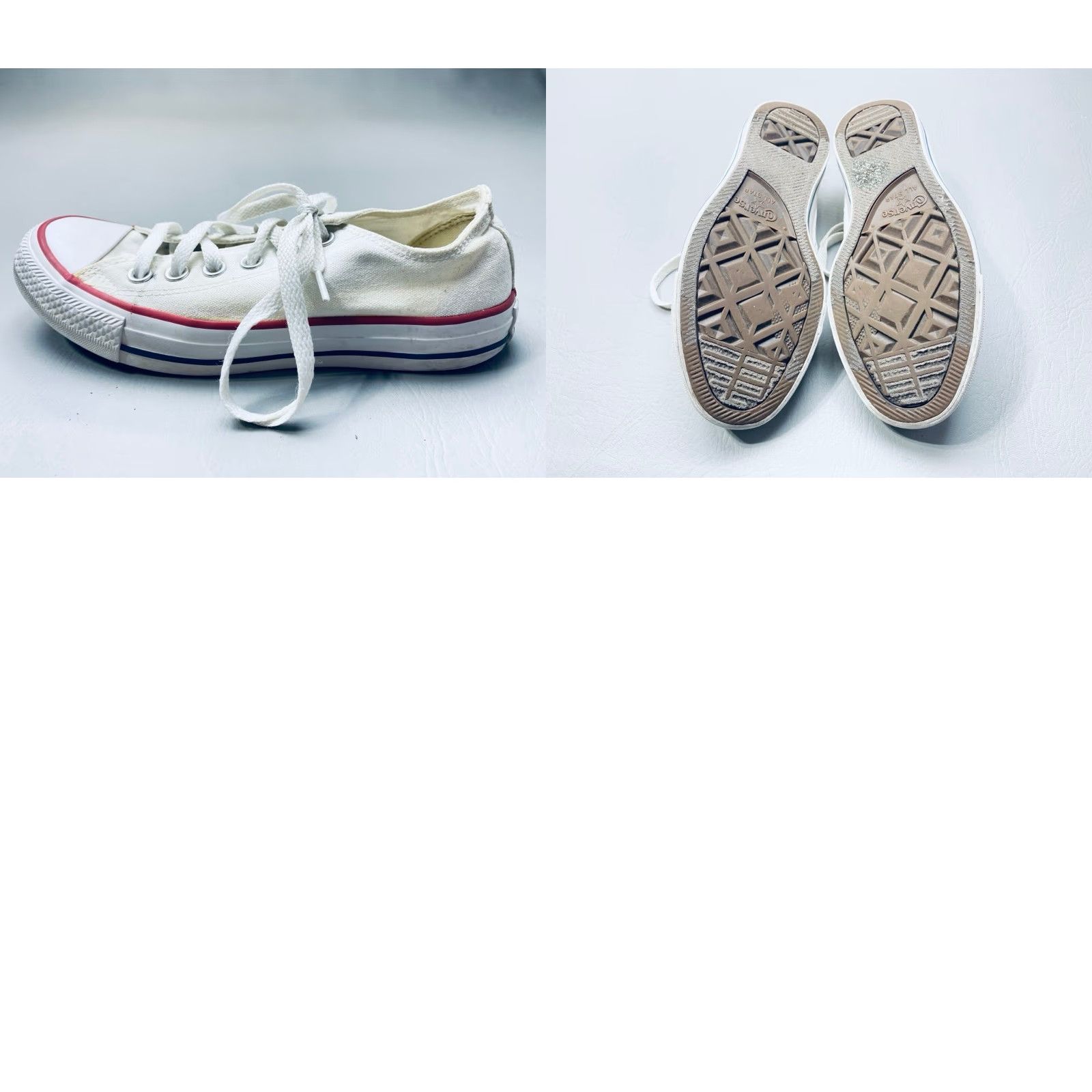 Converse VINTAGE Converse CHUCK TAYLOR All Star Low Top Mens 4.5 Womens 8.5 Canvas Sneakers 1408 Size M / US 6-8 / IT 42-44 - 8 Thumbnail