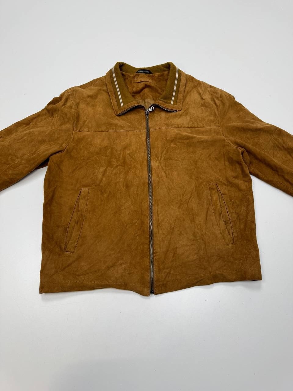 Vera Pelle Vera Pelle Vintage Tan Leather Zip Jacket Men Size US M / EU 48-50 / 2 - 2 Thumbnail