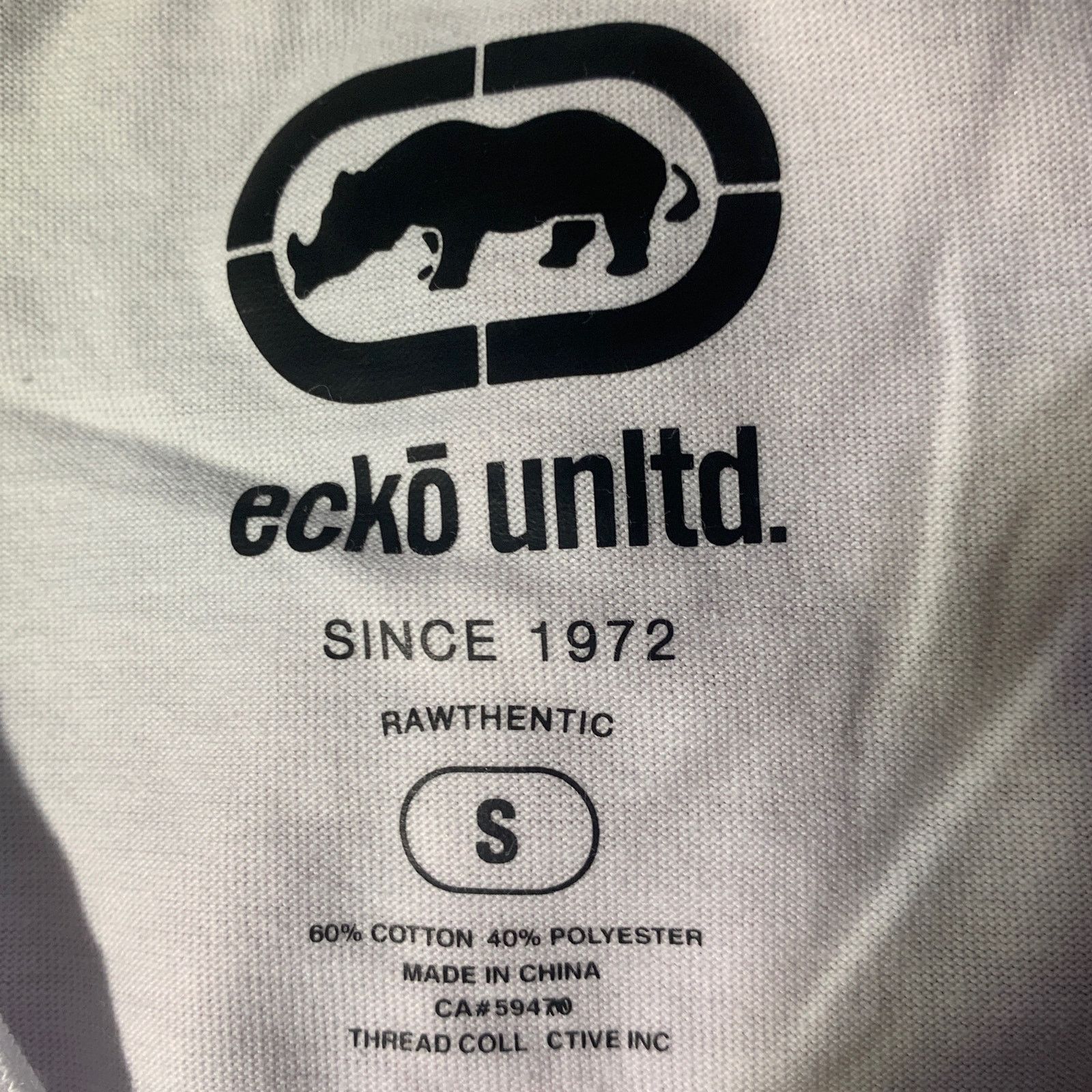 Ecko Unltd. Men's Ecko Unltd White Short Sleeve Shirt Size Small Size US S / EU 44-46 / 1 - 3 Thumbnail