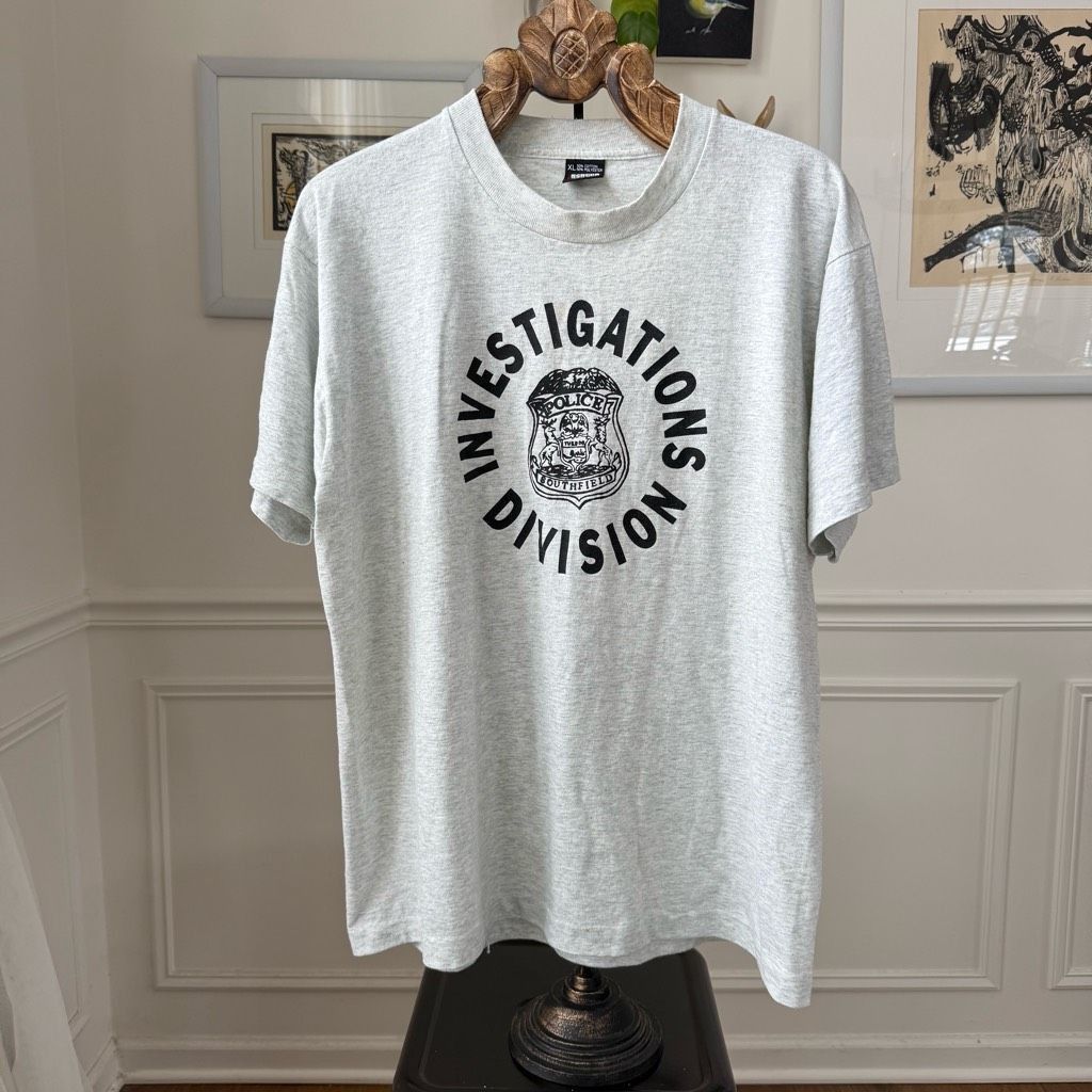 Vintage Vintage 90s Southfield Police Investigations Division Single Size US XL / EU 56 / 4 - 3 Thumbnail
