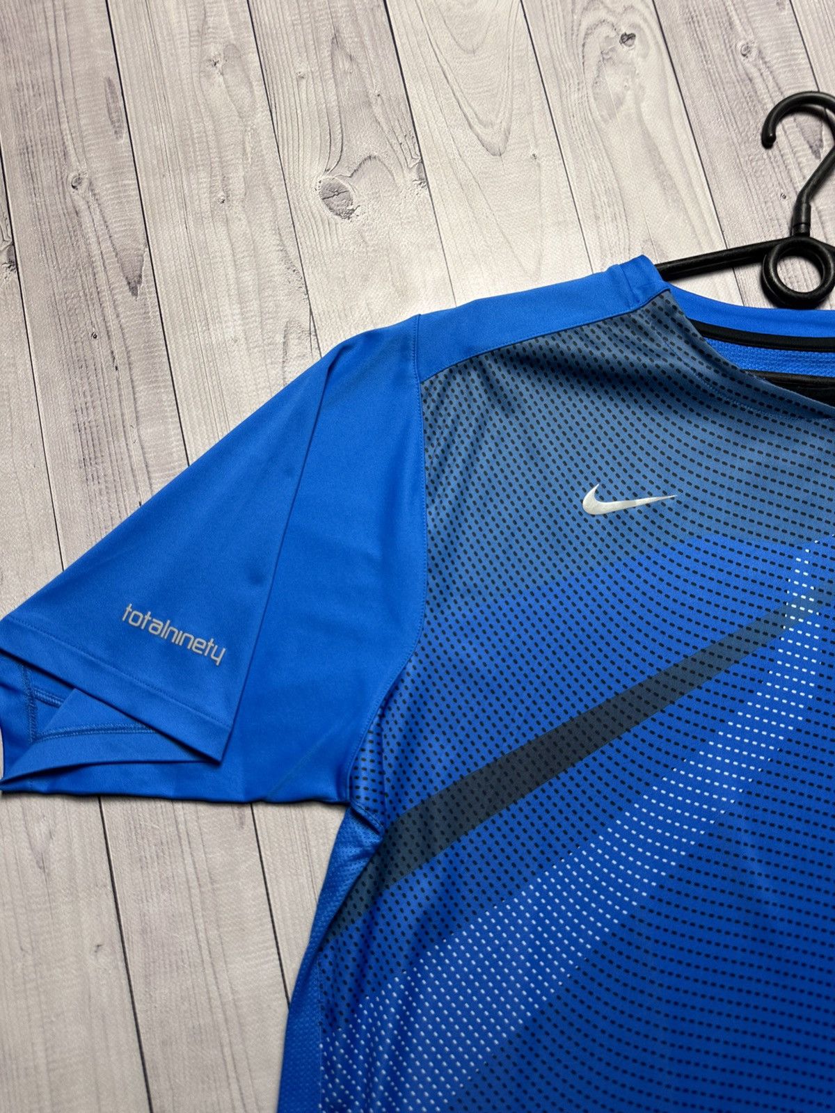 Nike × Vintage Vintage Nike Total 90 Soccer tee size M blue rare Size US M / EU 48-50 / 2 - 3 Thumbnail