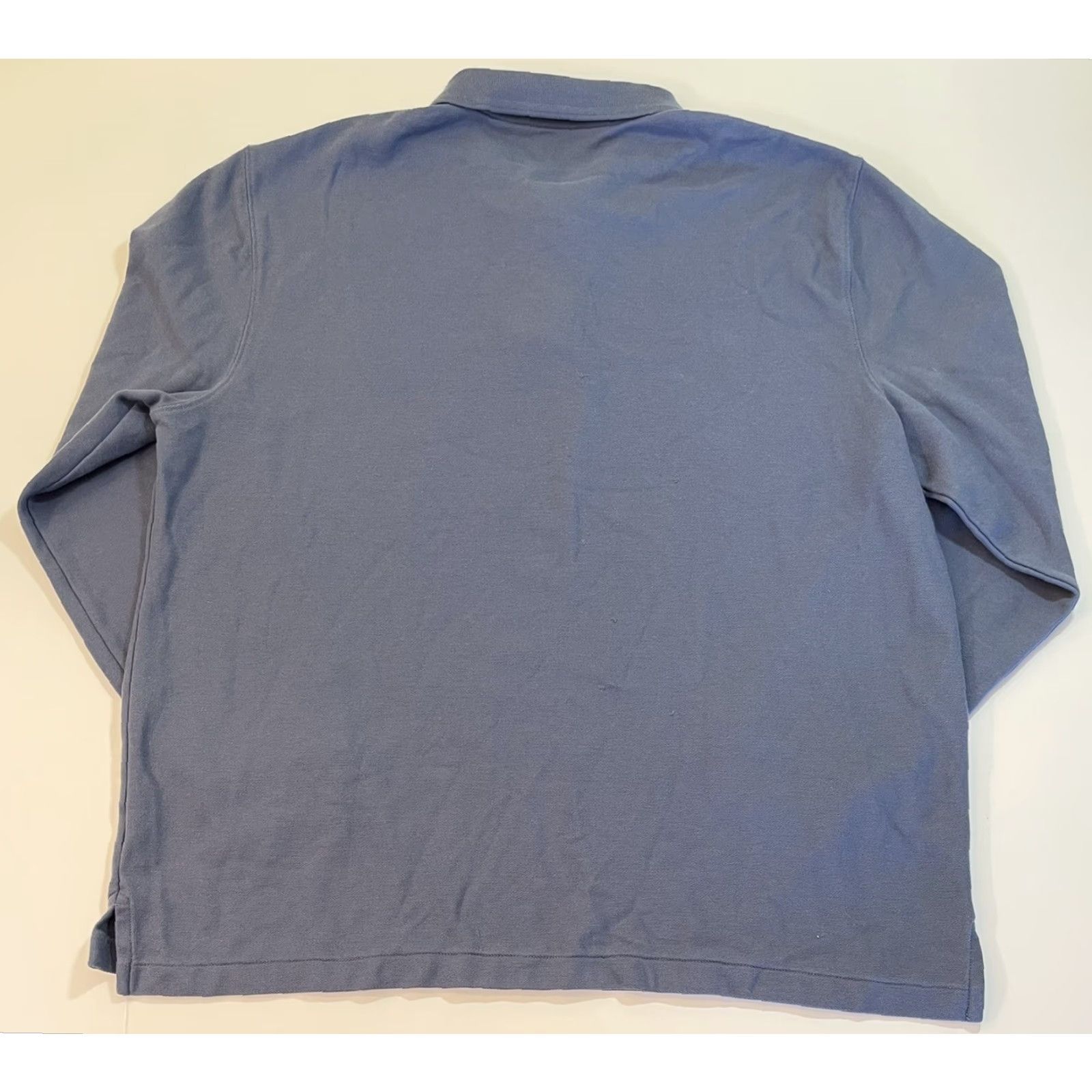 Vintage LL Bean Polo Shirt Mens Collared Long Sleeve XL Black Cotton Golf Outdoor All Seasons Size US L / EU 52-54 / 3 - 4 Thumbnail