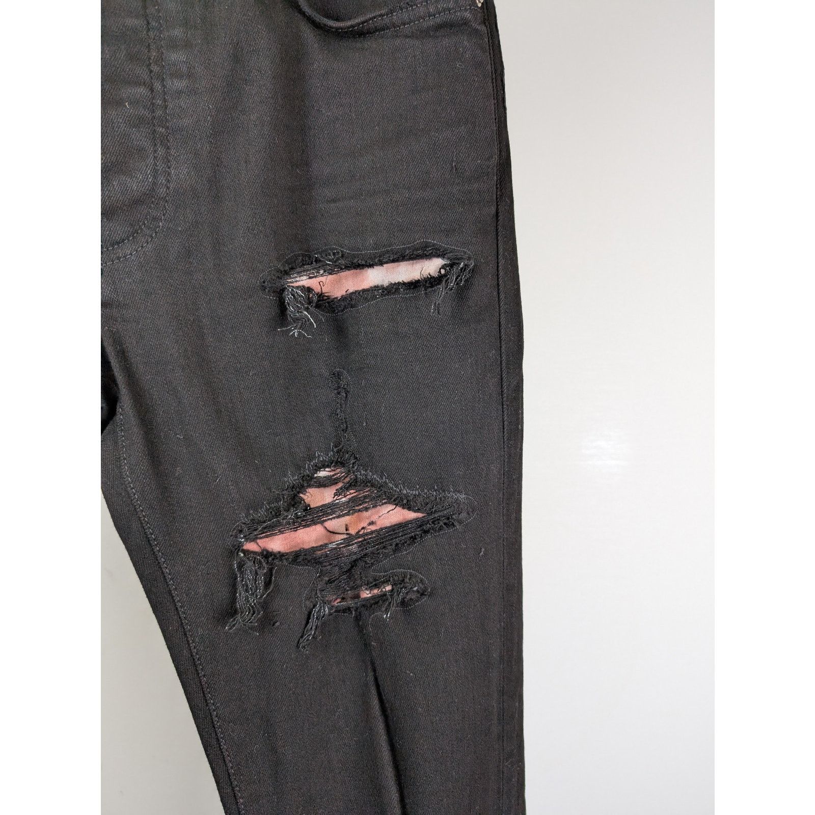 Amiri o1rshd1 Tie Dye Core Logo Jean in Black Size US 33 - 7 Thumbnail