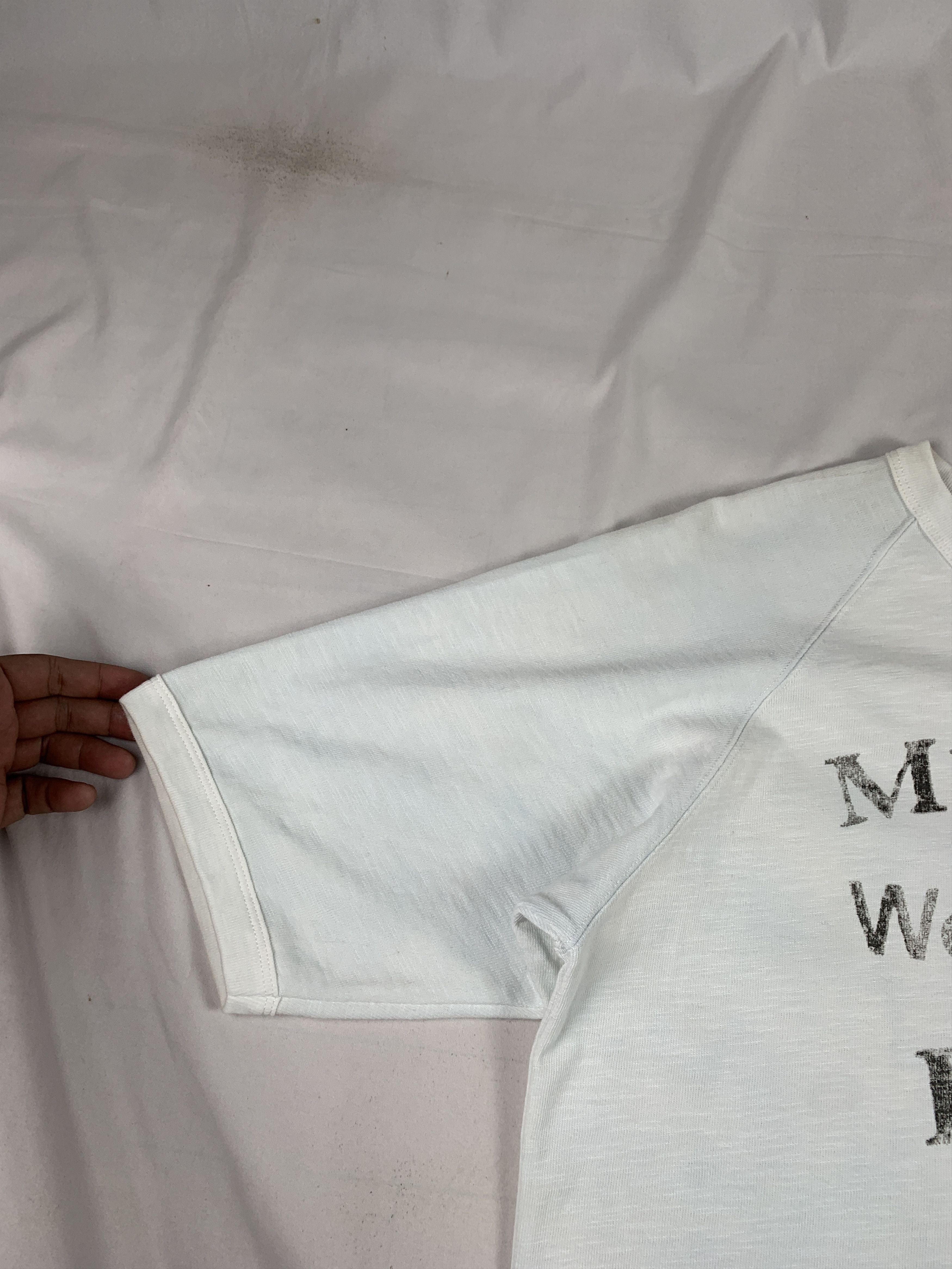 Bronson MFG. CO. Bronson MFG White Boxing Training Sweats Tee (L) Size US L / EU 52-54 / 3 - 4 Thumbnail