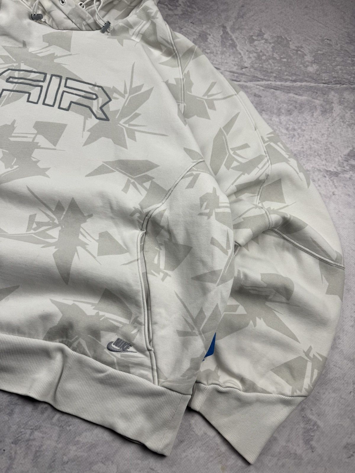 Nike × Vintage NIKE VINTAGE CENTER LOGO OVERSIZE BOXY HOODIE Size US XL / EU 56 / 4 - 3 Thumbnail