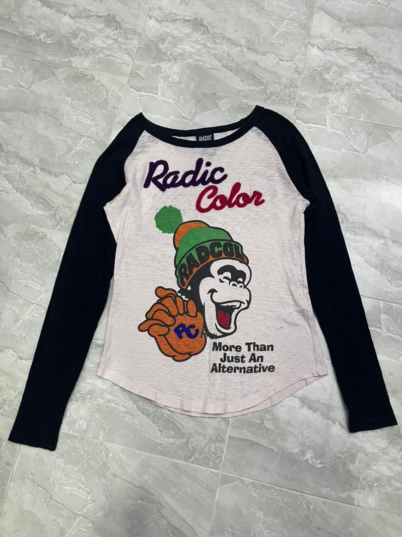Japanese Brand Radic Color Monkey Raglan Tee Japan Medium Size S / US 4 / IT 40 - 13 Thumbnail