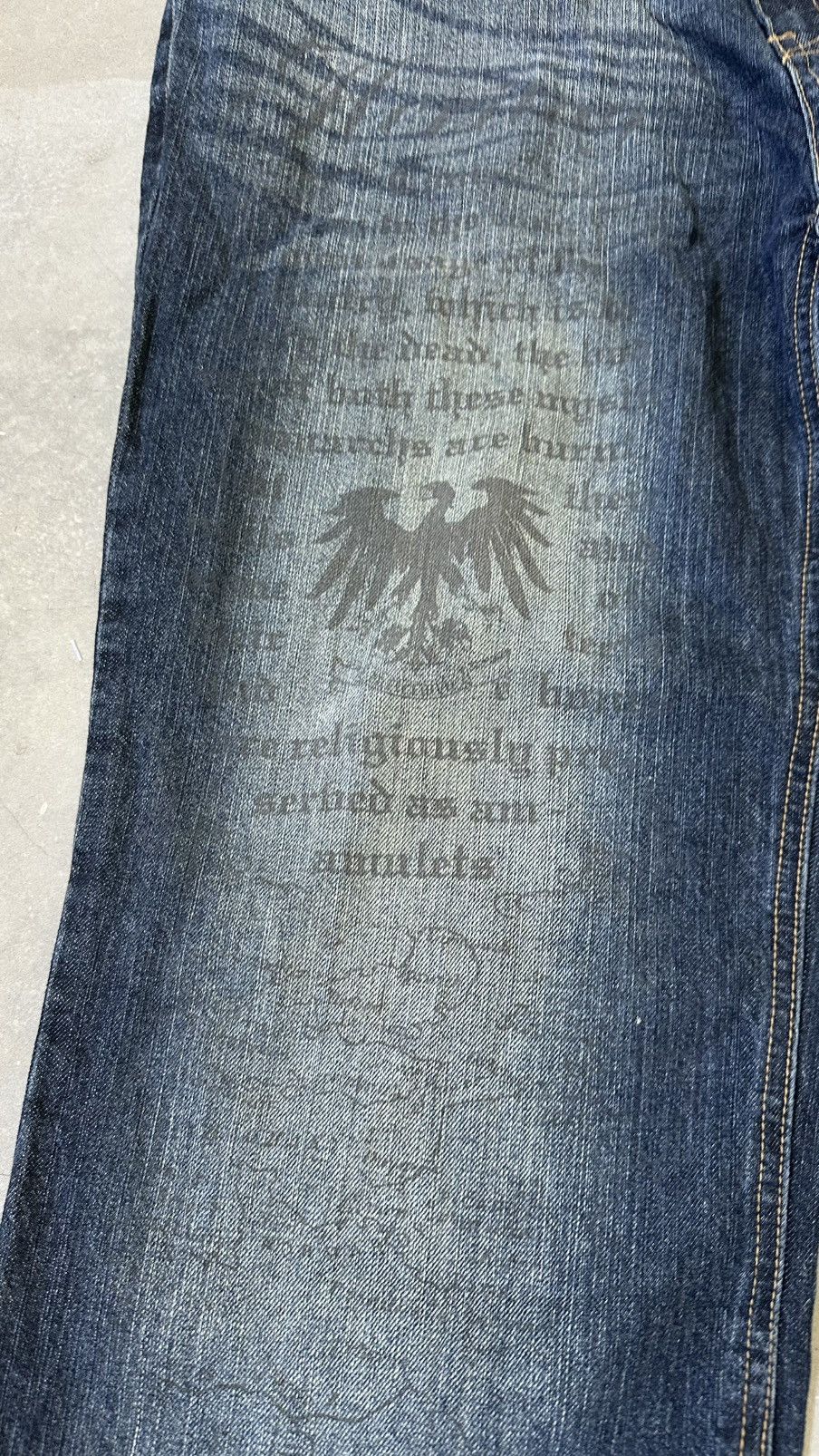 Japanese Brand VINTAGE ANTUI JEANS IF SIX WAS NINE DENIM PANG Size US 40 / EU 56 - 4 Thumbnail