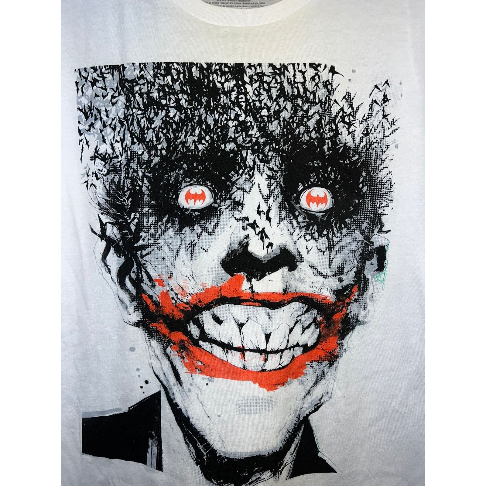 Vintage Batman The Joker Shirt White Graphic Movie Tee NWT XL Size US L / EU 52-54 / 3 - 4 Thumbnail