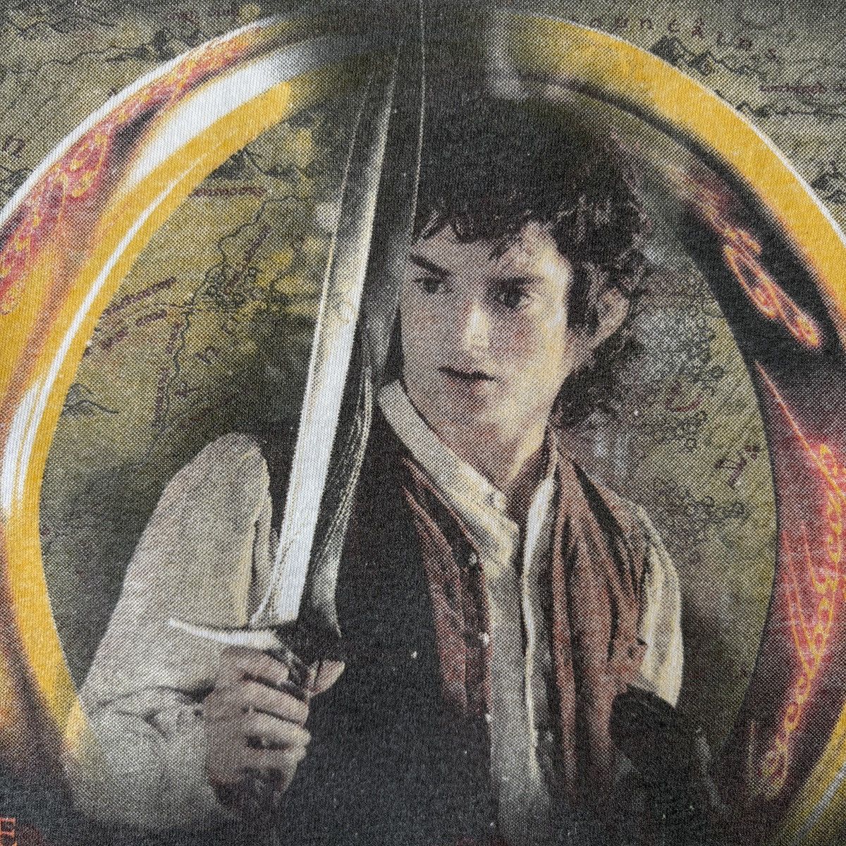 Vintage Vintage Promo Tee Movie - The Lord of the Rings 2001 Size US XL / EU 56 / 4 - 2 Thumbnail