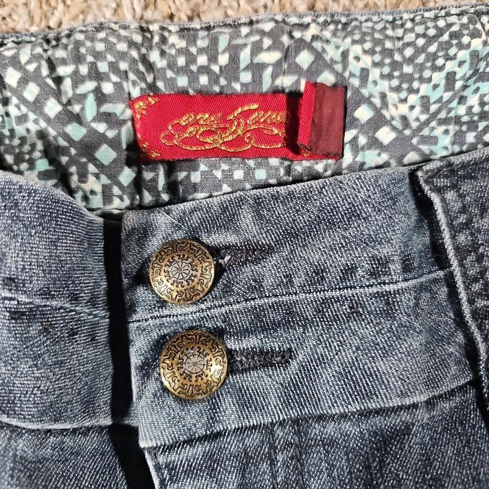 Other One 5 One Women’s Size 12 Five Pocket Denim Shorts Size 34" / US 12 / IT 48 - 2 Thumbnail