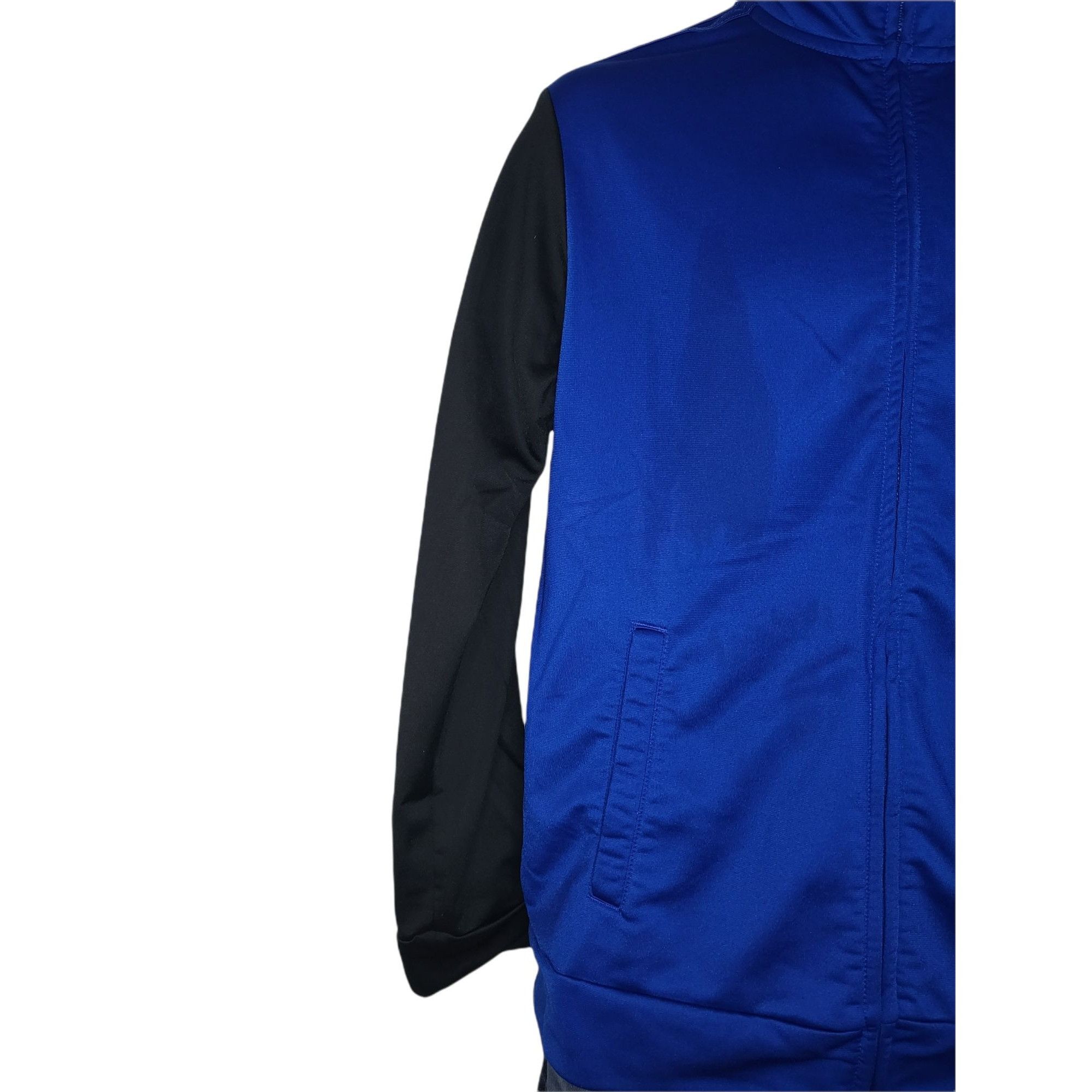 Adidas Adidas Track Jacket Women Sz XL 18/20 Blue Black Full Zip At Size US XL / EU 56 / 4 - 3 Thumbnail