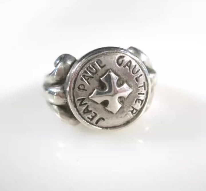 Jean Paul Gaultier Jean Paul Gaultier Cross 925 silver ring Size ONE SIZE - 1 Thumbnail