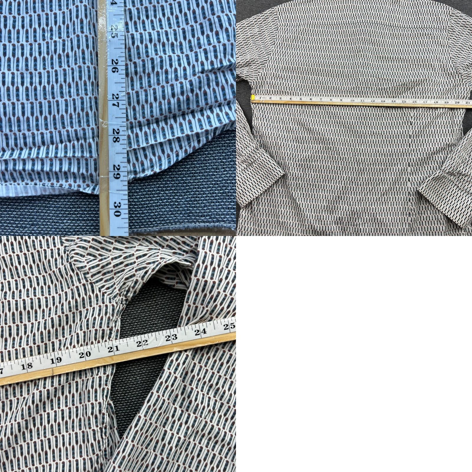 Eton ETON Mens Button Up Shirt Size 41 Large 16 Geometric Long Sleeve Slim Fit Button-Up Casual Mens Shirt Size US L / EU 52-54 / 3 - 8 Thumbnail