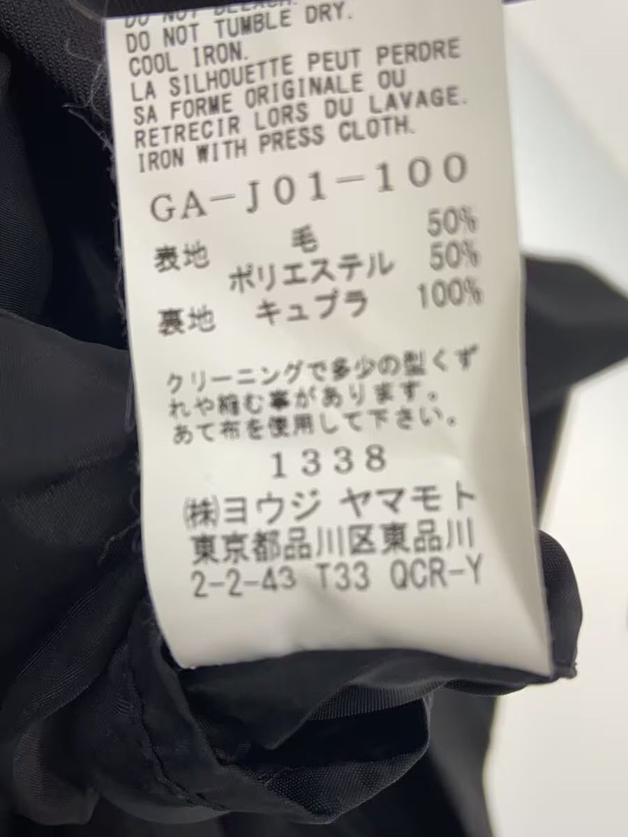 Yohji Yamamoto Yohji Yamamoto Ground Y wool tailored jacket GA-J01-100 Size US L / EU 52-54 / 3 - 5 Thumbnail