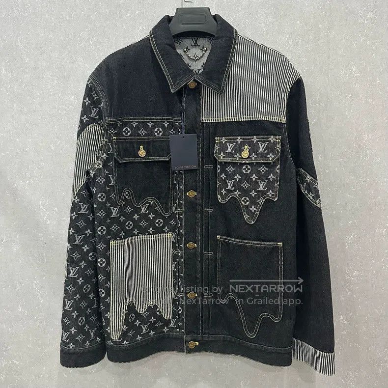 Louis Vuitton Louis Vuitton Nigo Embroidered Patchwork Full Logo Deconst Size US M / EU 48-50 / 2 - 1 Thumbnail