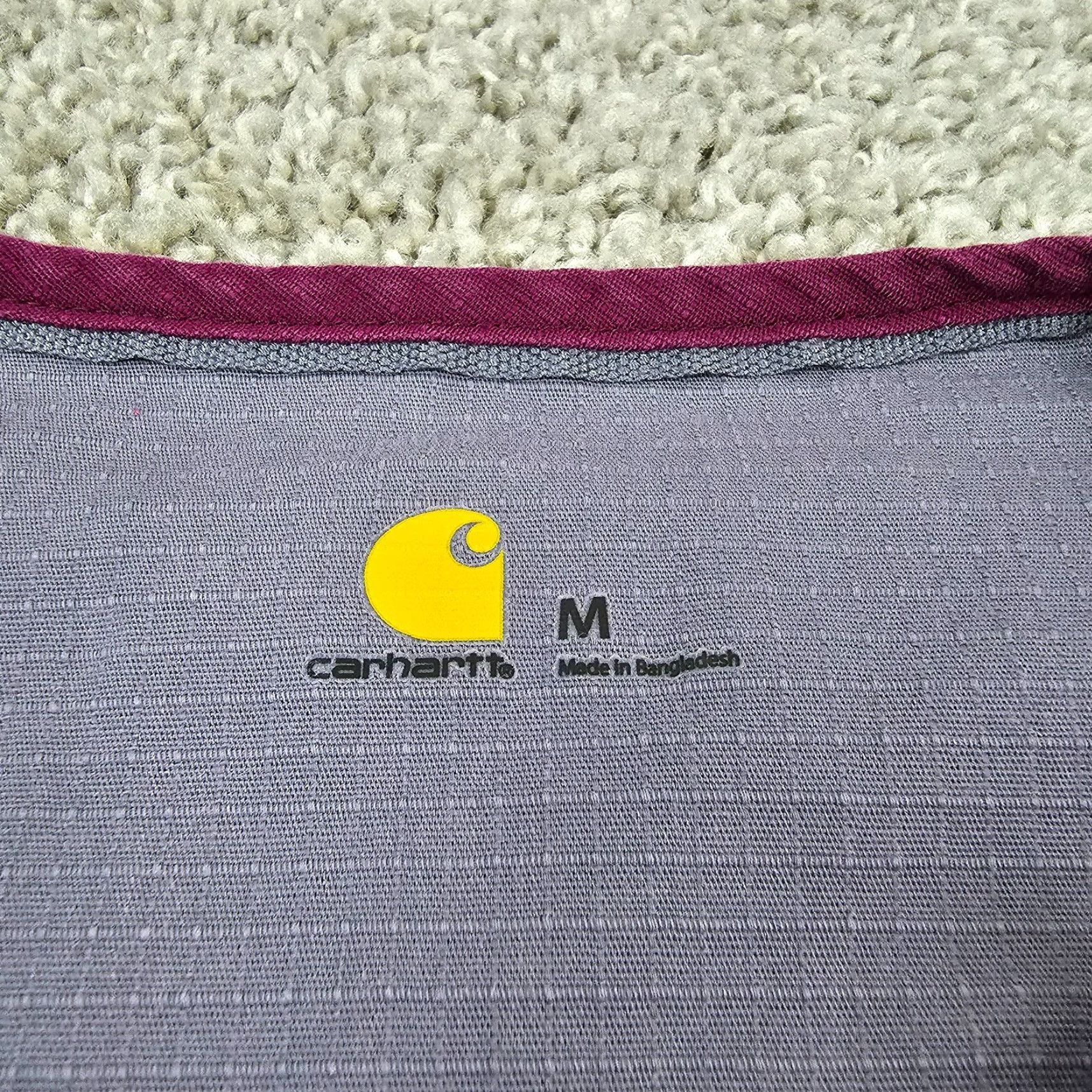 Carhartt VINTAGE Carhartt Scrub Top Womens Medium M Purple V Neck Medical Shirt Size M / US 6-8 / IT 42-44 - 4 Thumbnail
