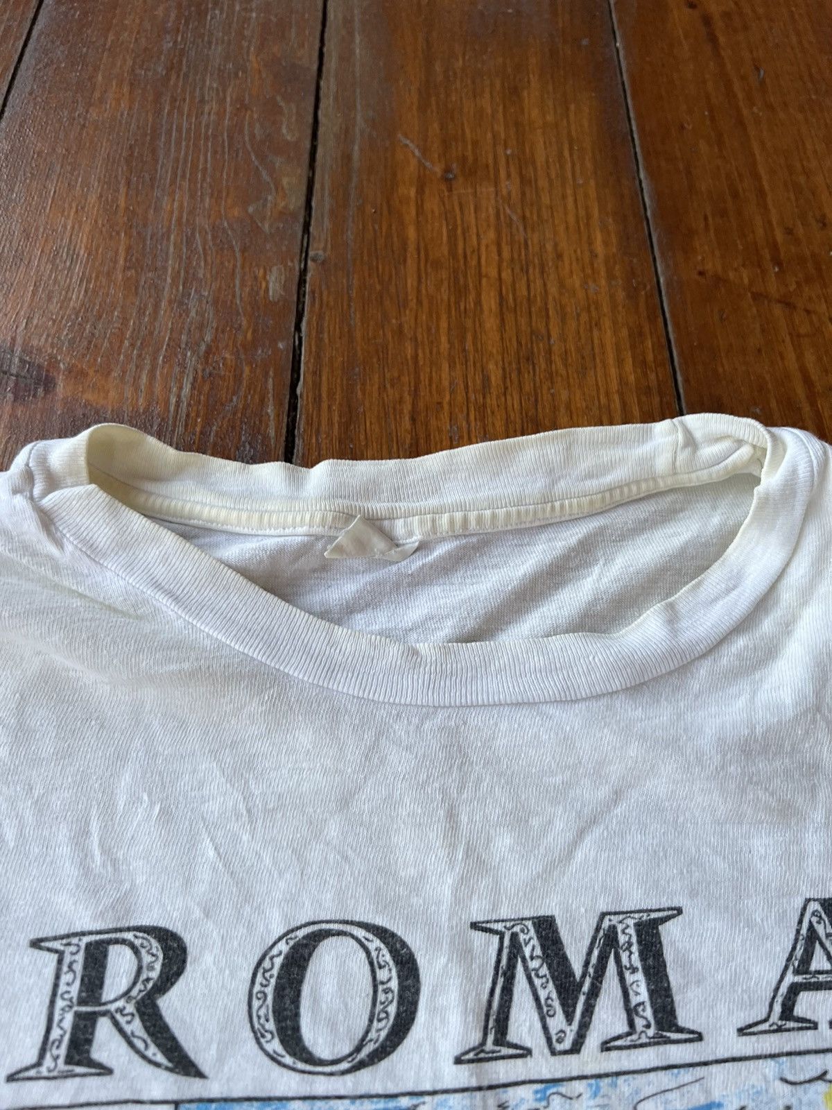 Vintage VINTAGE SINGLE STITCH ROMA ITALIAN T SHIRT MASTER GRAPHIC Size US L / EU 52-54 / 3 - 4 Thumbnail