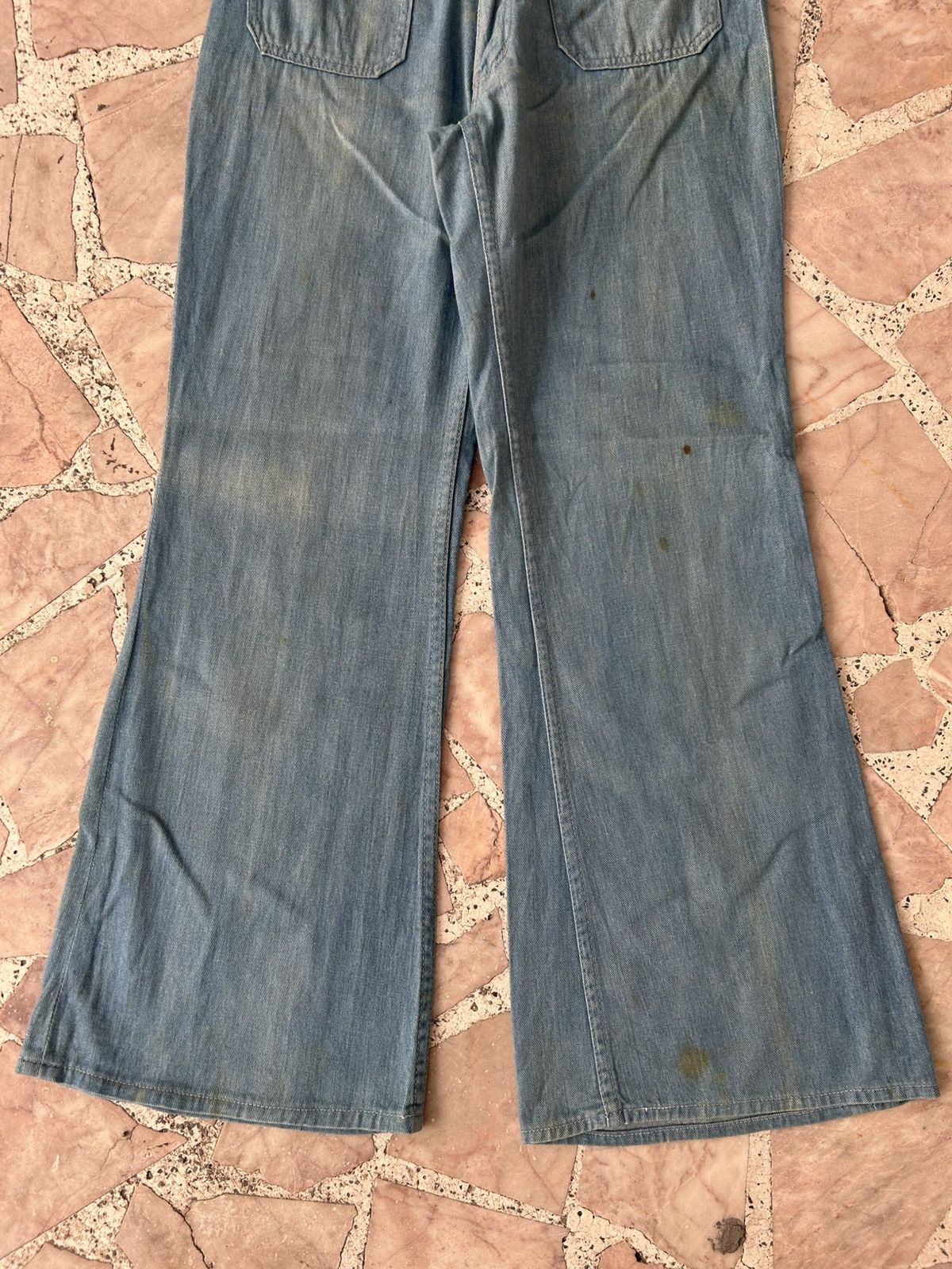 Yohji Yamamoto Japan 70’s Vintage Flare Denim Size US 27 - 3 Thumbnail