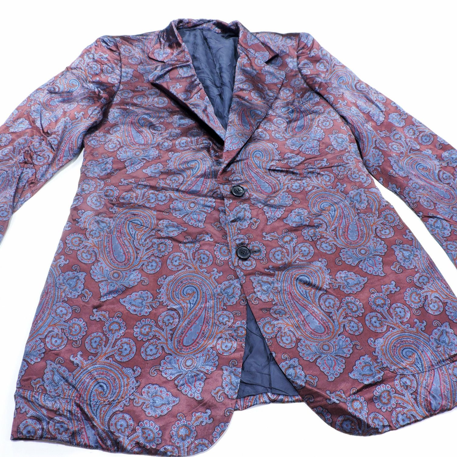 Francesco Smalto FRANCESCO SMALTO SHINY PAISLEY SUITS BLAZER Size 50R - 10 Thumbnail