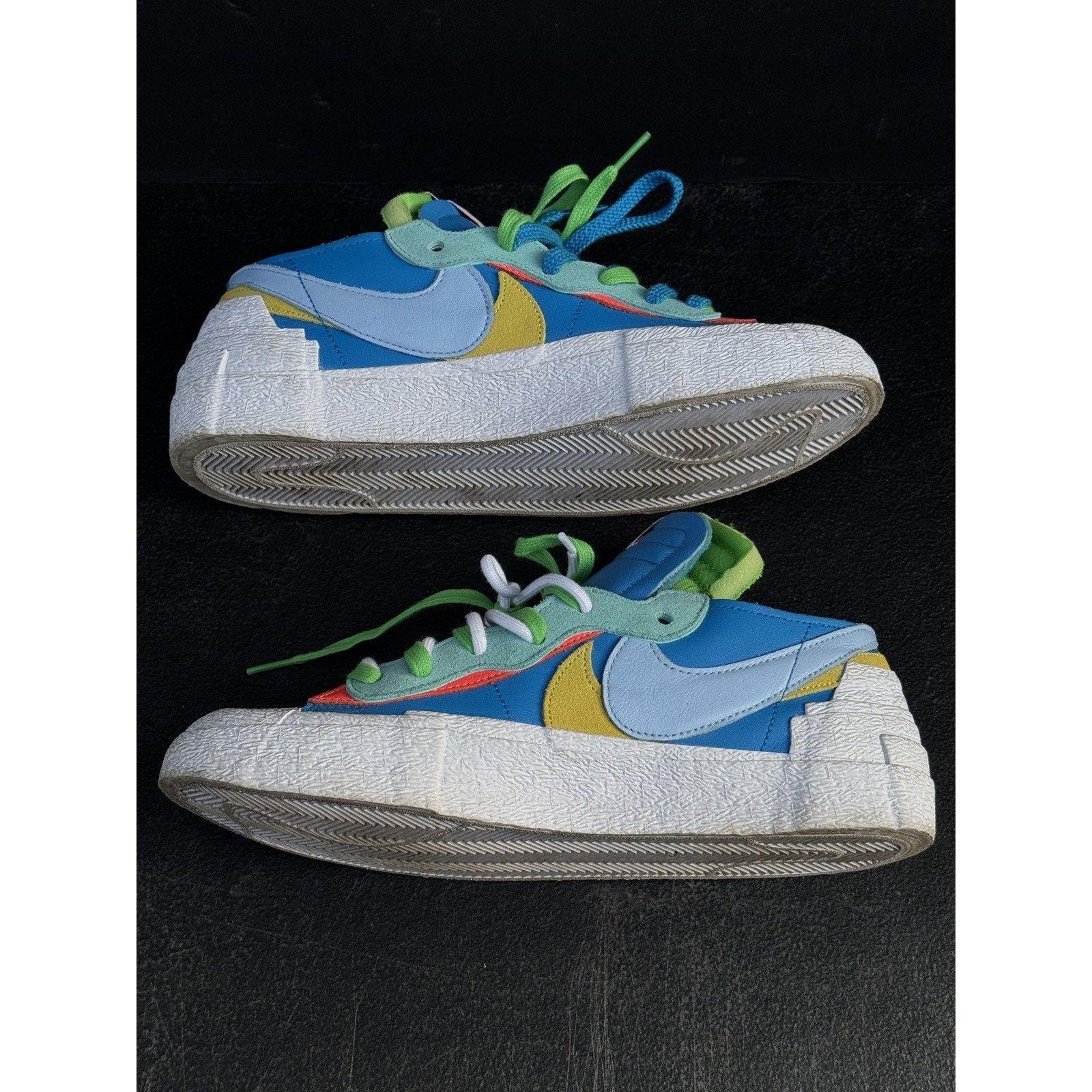 Nike Nike Blazer Low x KAWS x sacai Neptune Blue size 10 no box Size US 10 / EU 43 - 3 Thumbnail