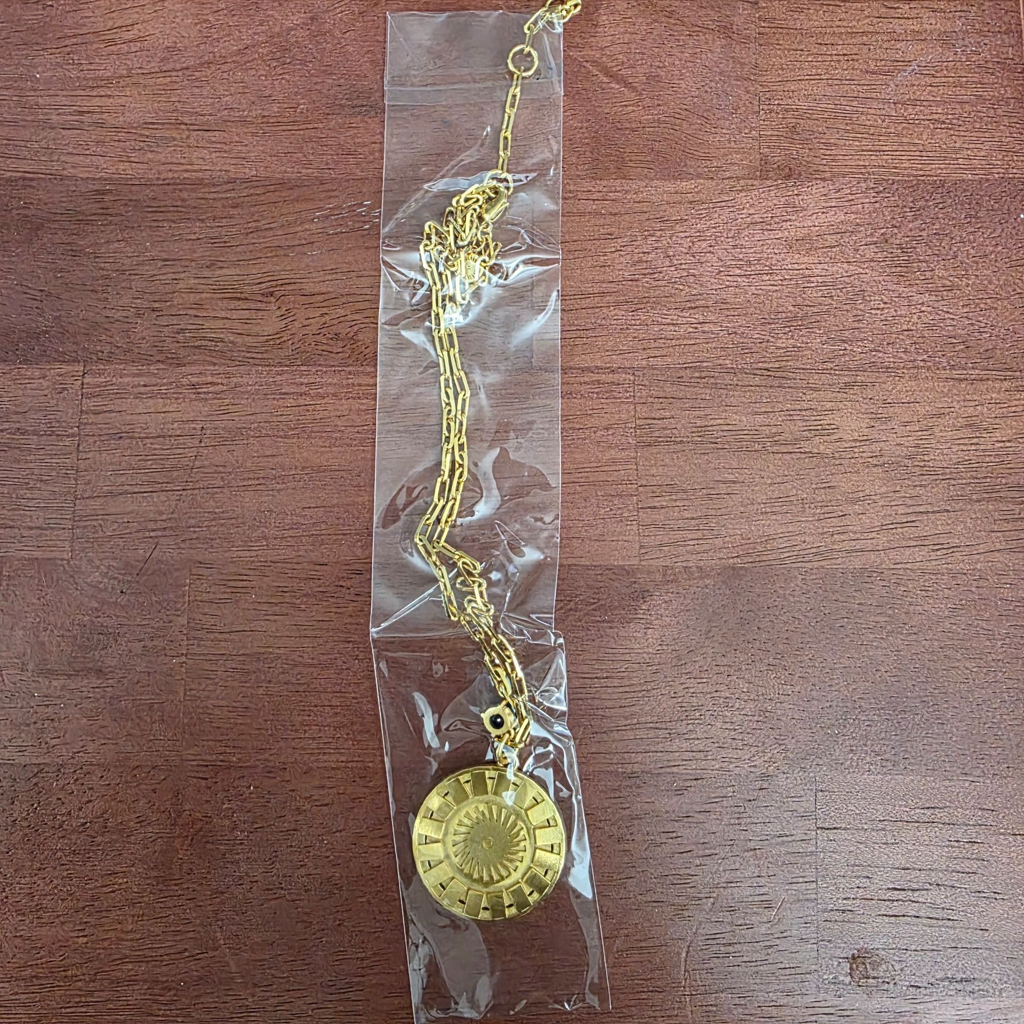 Other Honey Minx Radiant Sun Charm Necklace Sapphire Gold Plated B Size ONE SIZE - 11 Thumbnail