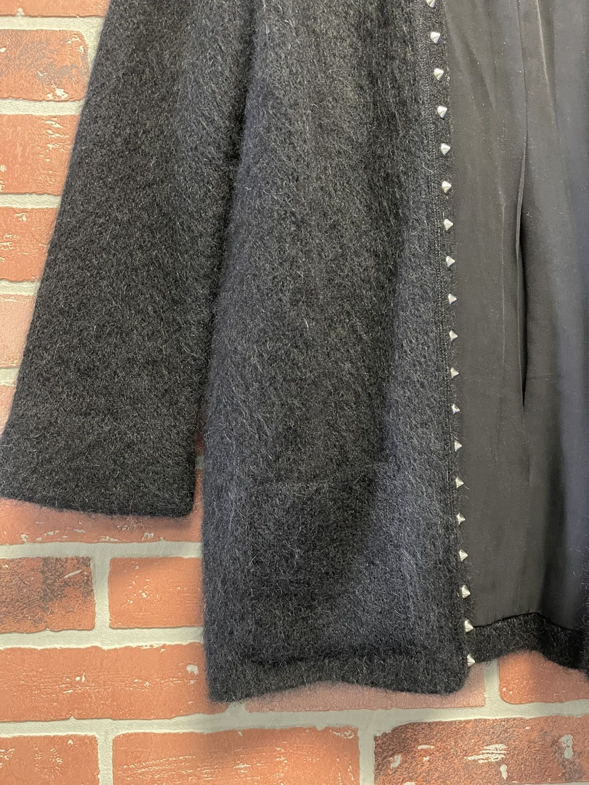 Saint Laurent Paris Size M - Saint Laurent Fall 2016 Studded Mohair Cardigan Size M / US 6-8 / IT 42-44 - 7 Thumbnail