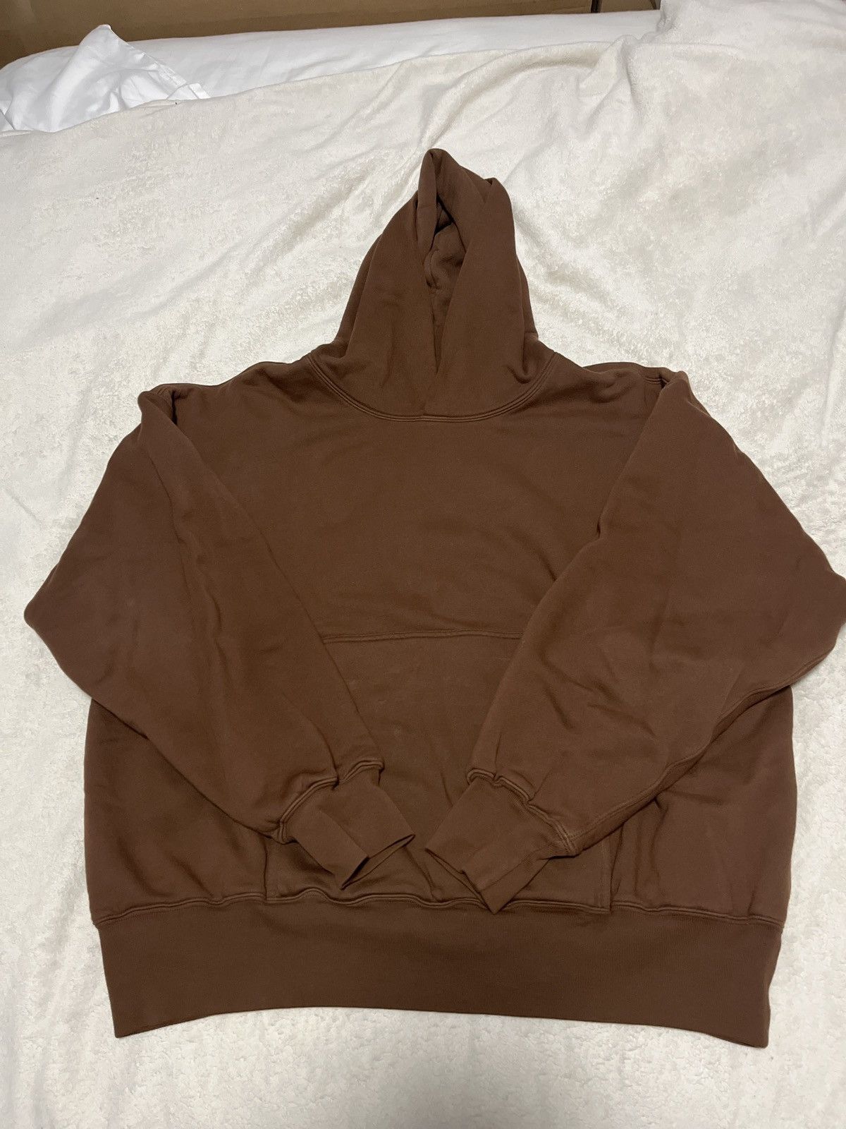 image of Yeezy Gap Hoodie in Brown, Men's (Size 2XL)