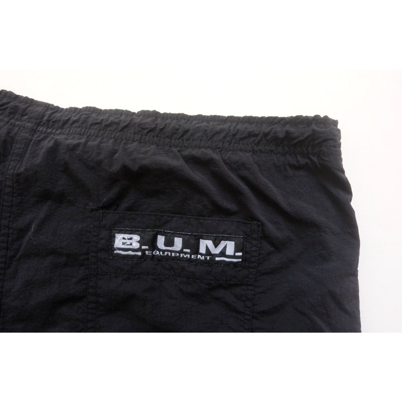 Vintage VINTAGE B.U.M. Equipment BLACK SHORTS Swim Shorts 100% NYLON RETRO 90s 80s SURF SZ XL Mens Size US 36 / EU 52 - 4 Thumbnail