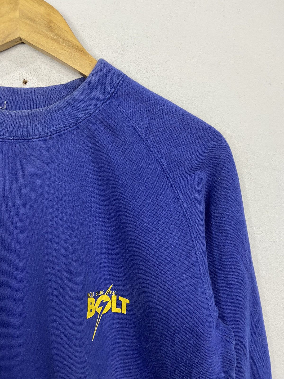 Lightning Bolt × Vintage Rare Design 90s Lightning BoltSurf Pullover Sweatshirt Size US M / EU 48-50 / 2 - 12 Thumbnail