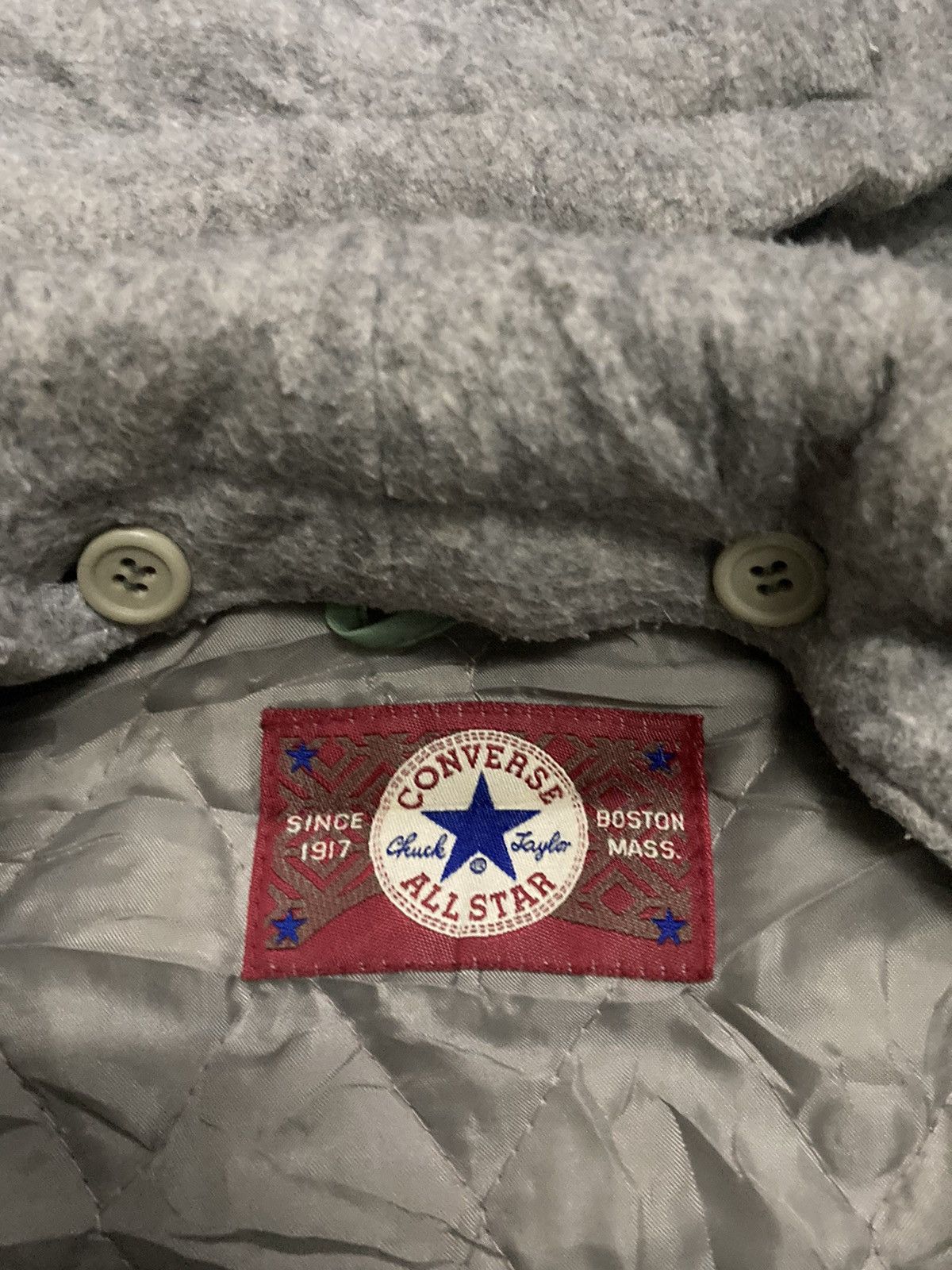 Converse Vintage Converse All Star Boston USA Hooded Bomber Jacket Size US L / EU 52-54 / 3 - 14 Thumbnail