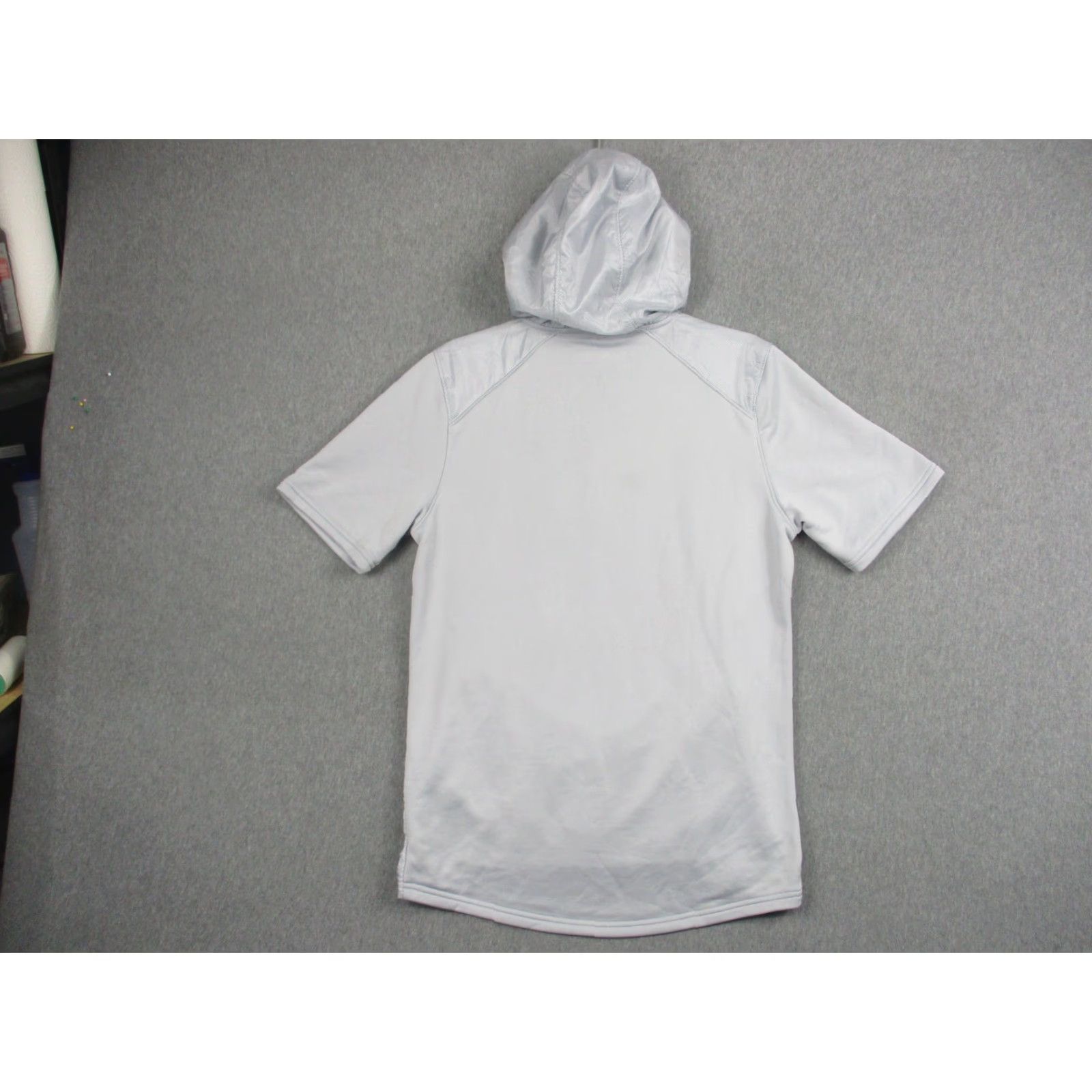 Under Armour Under Armour Birmingham Stallions 1/4 Zip Hoody Shirt Small Gray Mens UA Command SS Hoody 1/4 Zip Hooded Pockets Lightweight Moisture Wicking Shirt Size US S / EU 44-46 / 1 - 7 Thumbnail