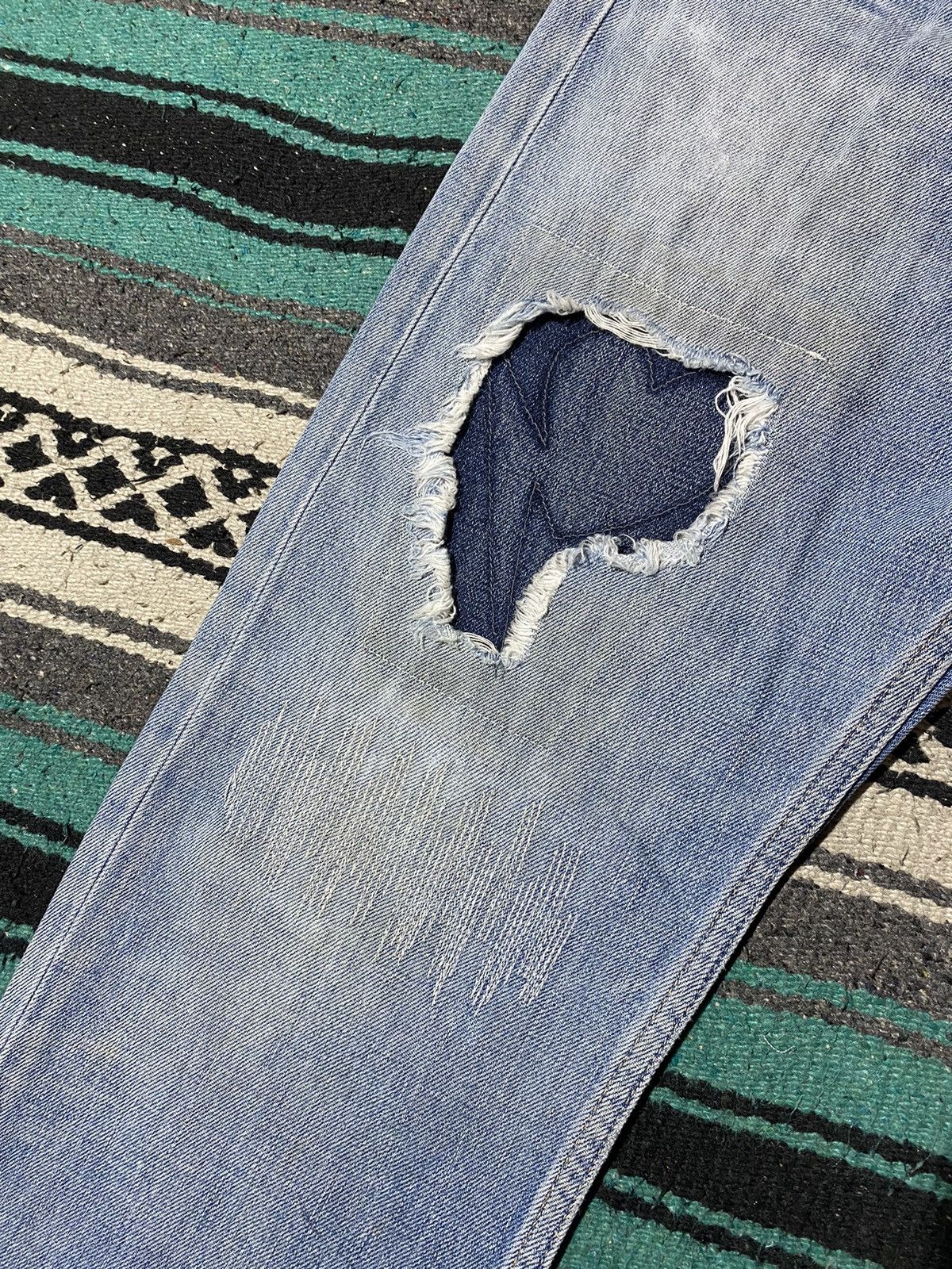 Bape Bape Damage Denim Size 32" / US 10 / IT 46 - 3 Thumbnail