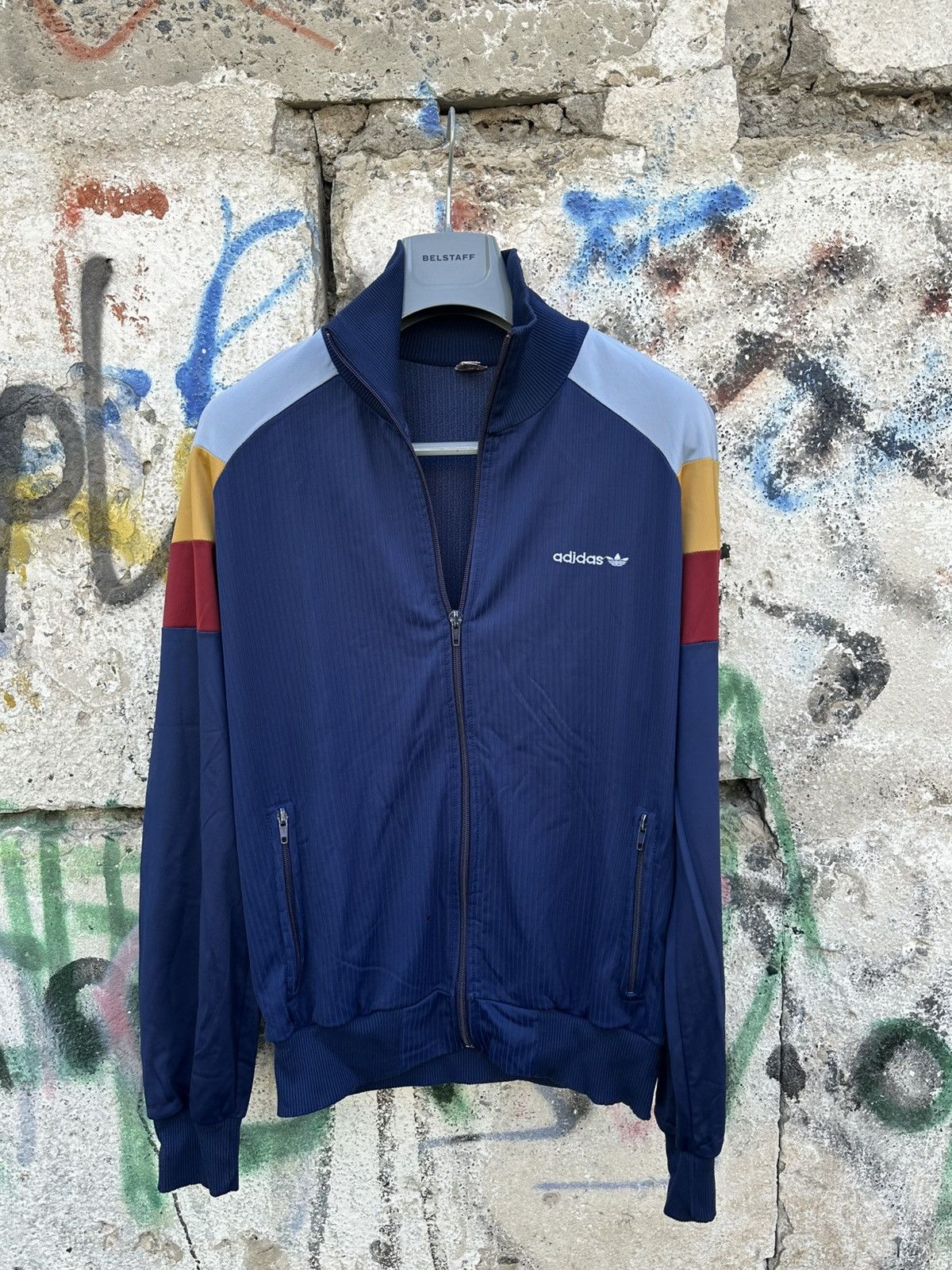 Adidas Adidas West-Germany Blue Mens 70-80s Track Jacket Sz S Size US S / EU 44-46 / 1 - 1 Thumbnail