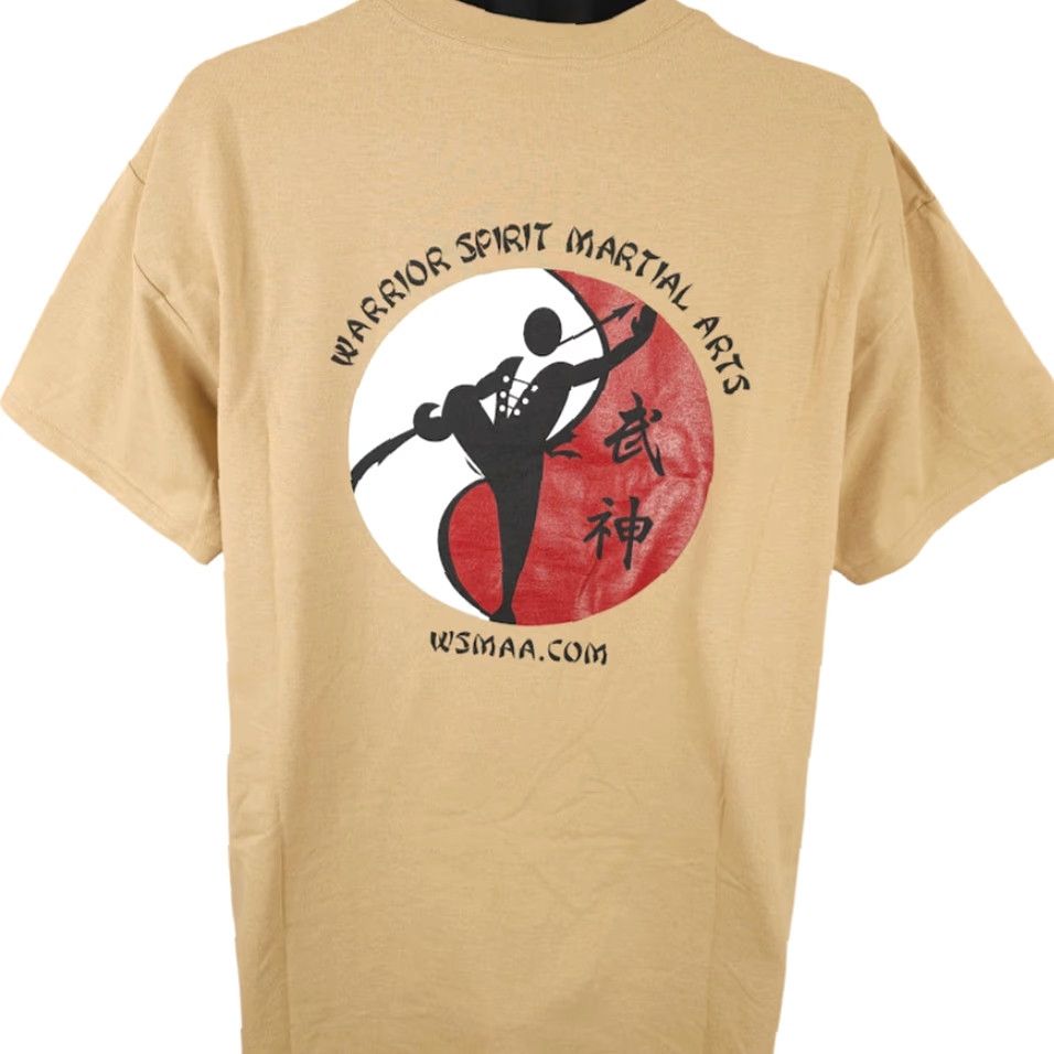 Gildan VINTAGE Kenpo Karate T Shirt Mens Large Beige Y2K Warrior Spirit Martial Arts Las Vegas Nike? Size US L / EU 52-54 / 3 - 5 Thumbnail