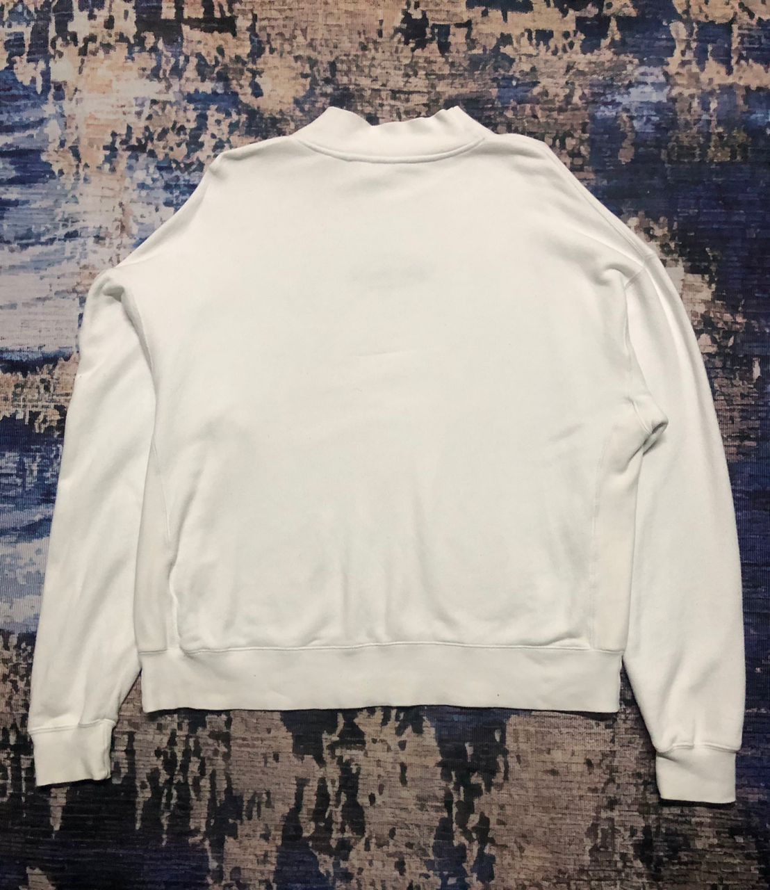 Ben Davis Ben Davis Center Spell Out White Sweatshirt Oversized Style Size US M / EU 48-50 / 2 - 2 Thumbnail
