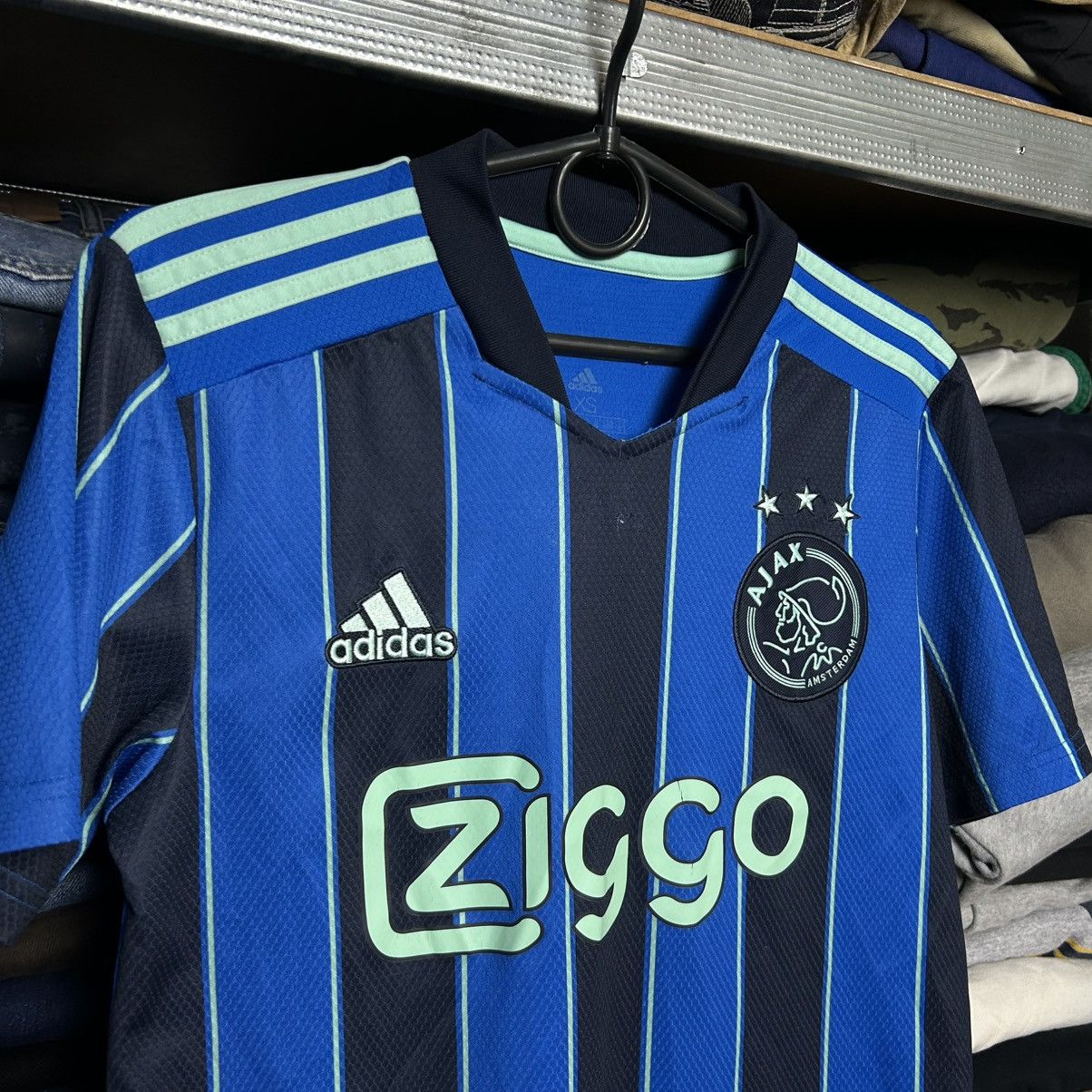 Adidas Mens Adidas FC Ajax 2021 Home Soccer jersey size XS Size US XS / EU 42 / 0 - 2 Thumbnail